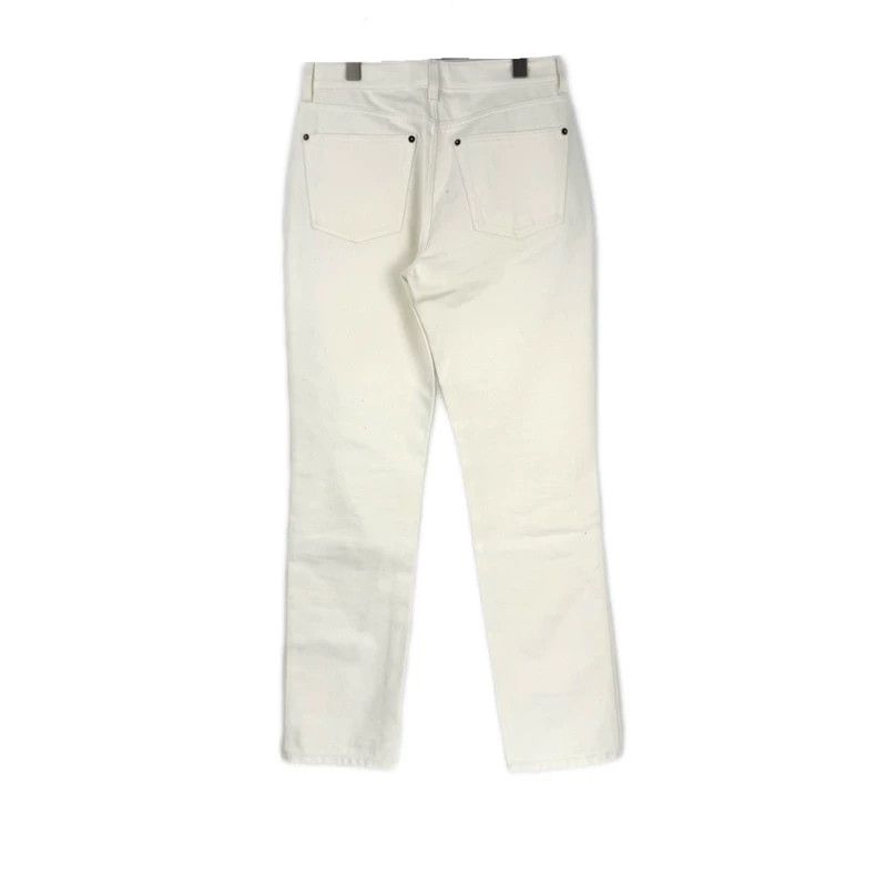 Louis Vuitton Louis Vuitton White presbyopic leather jeans 2505-Nextarrow Size US 36 / EU 52 - 2 Thumbnail