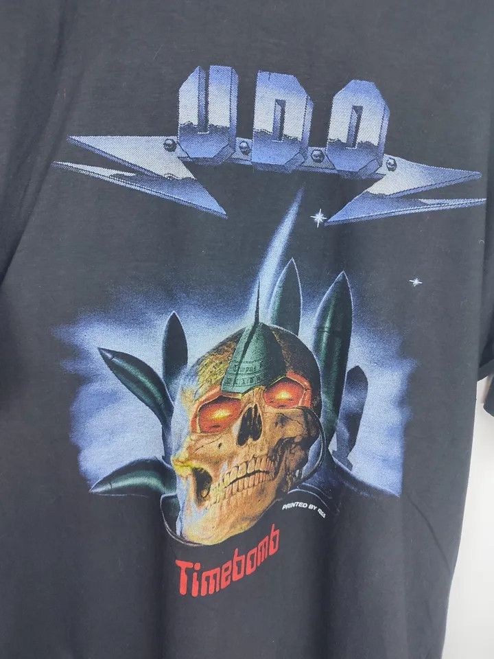 Vintage Rare vintage U.D.O. Timebomb tour 1991 t shirt Size L Size US L / EU 52-54 / 3 - 2 Thumbnail