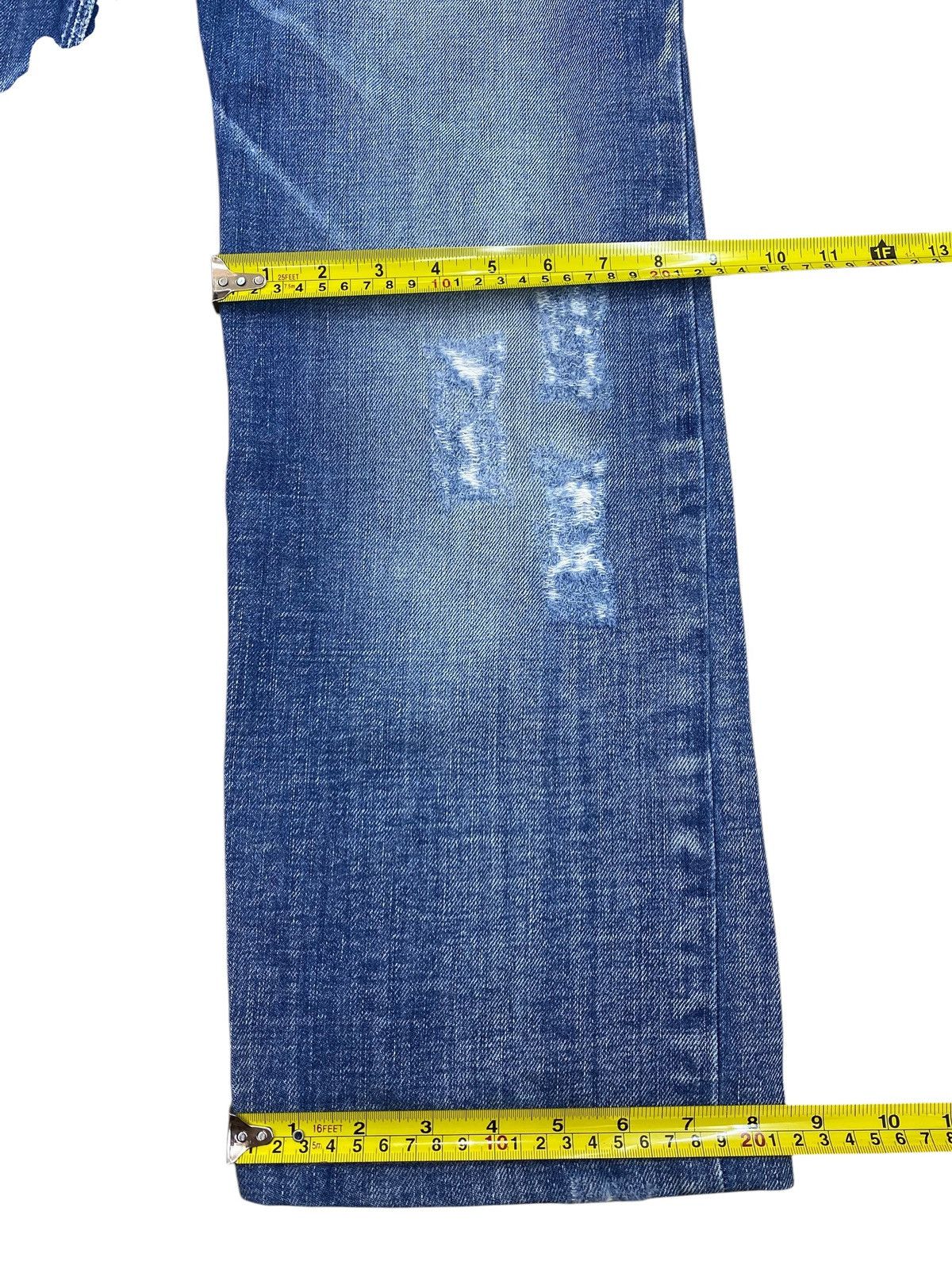 Takeshy Kurosawa Takeshy Kurosawa Brand Whiskers Faded Wash Ripped Jeans Size US 30 / EU 46 - 11 Thumbnail