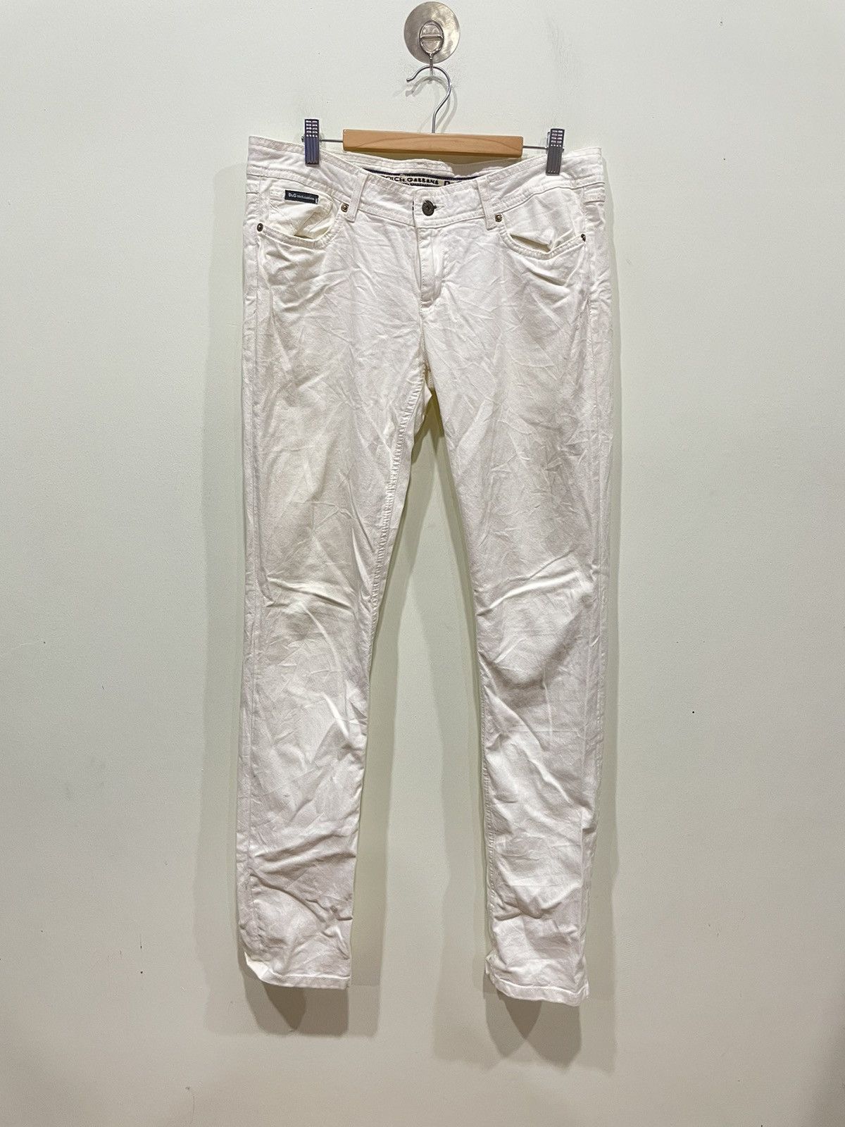Dolce & Gabbana Dolce & Gabbana White Pants Size 34" / US 12 / IT 48 - 1 Thumbnail