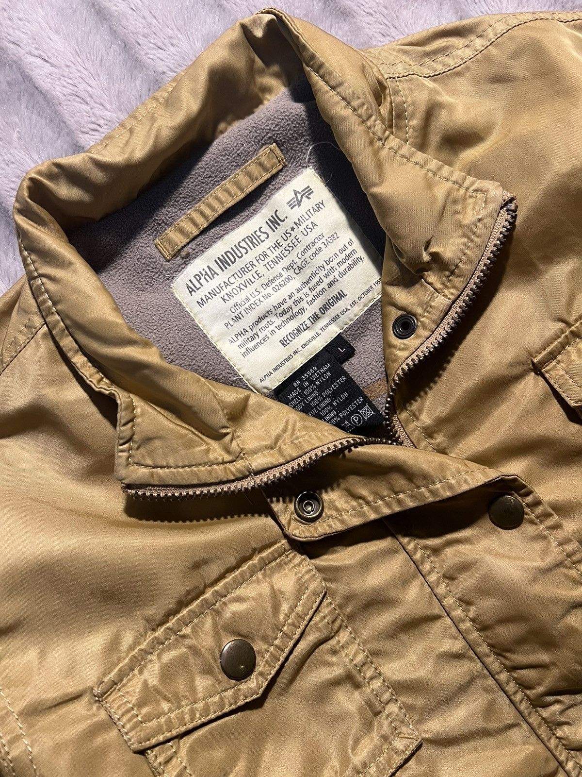 Alpha Industries Vintage alpha industries military jacket - bomber Size US M / EU 48-50 / 2 - 2 Thumbnail
