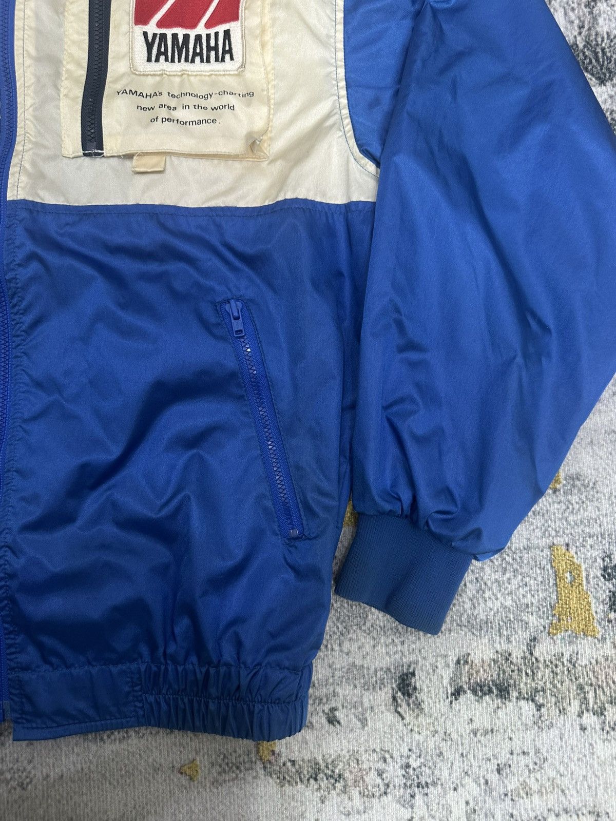 Yamaha Vintage 80s Yamaha Team Racing Rider Windbreaker/Collections Size US L / EU 52-54 / 3 - 6 Thumbnail