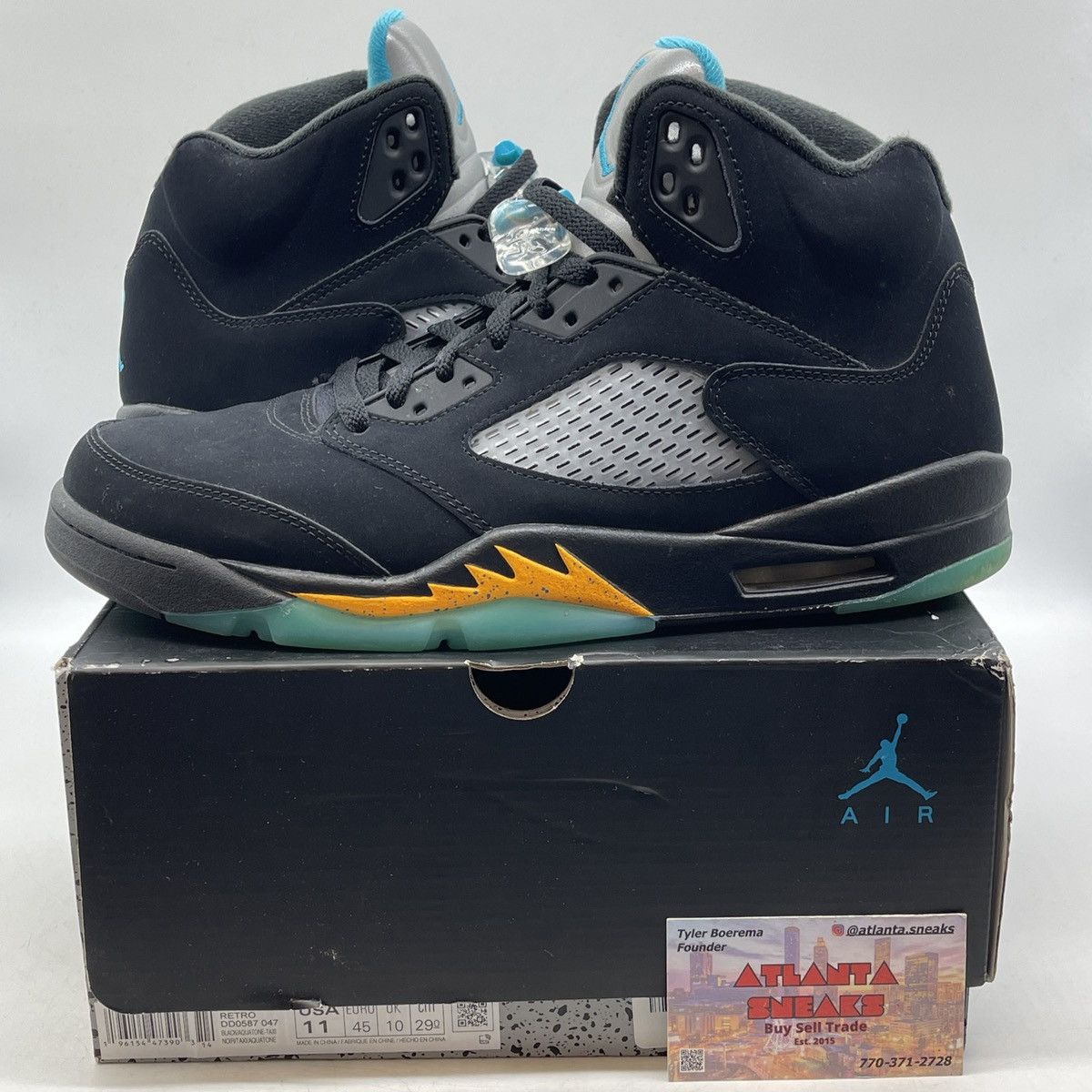 Jordan Brand Air Jordan 5 aqua Size US 11 / EU 44 - 1 Thumbnail