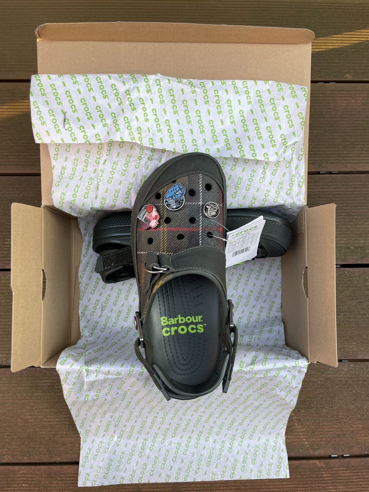 Barbour × Crocs Crocs x Barbour clogs Size US 8 / EU 41 - 3 Thumbnail