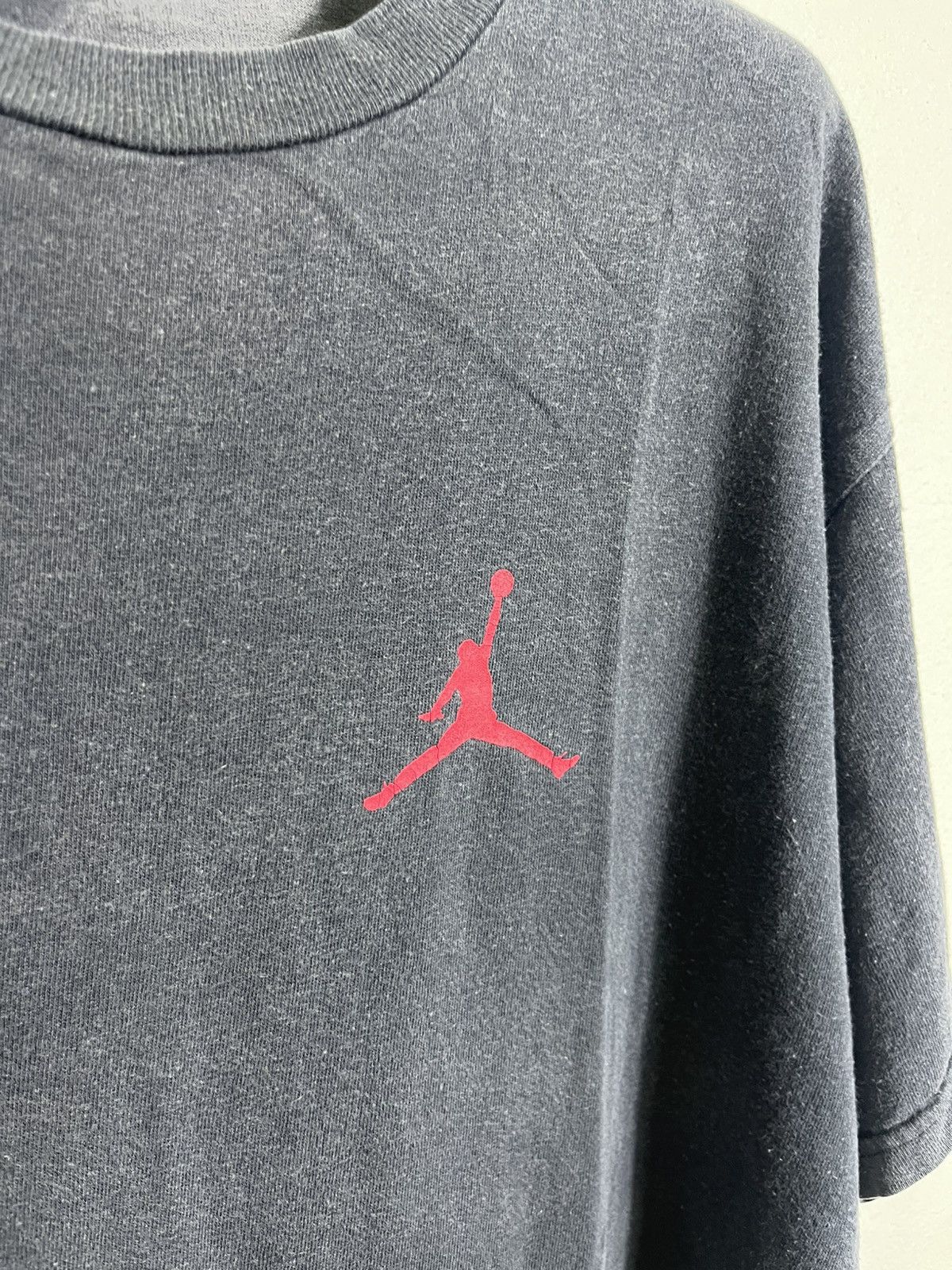 Vintage Vintage Air Jordan By nike tshirt(Sunfaded black) Size US L / EU 52-54 / 3 - 2 Thumbnail