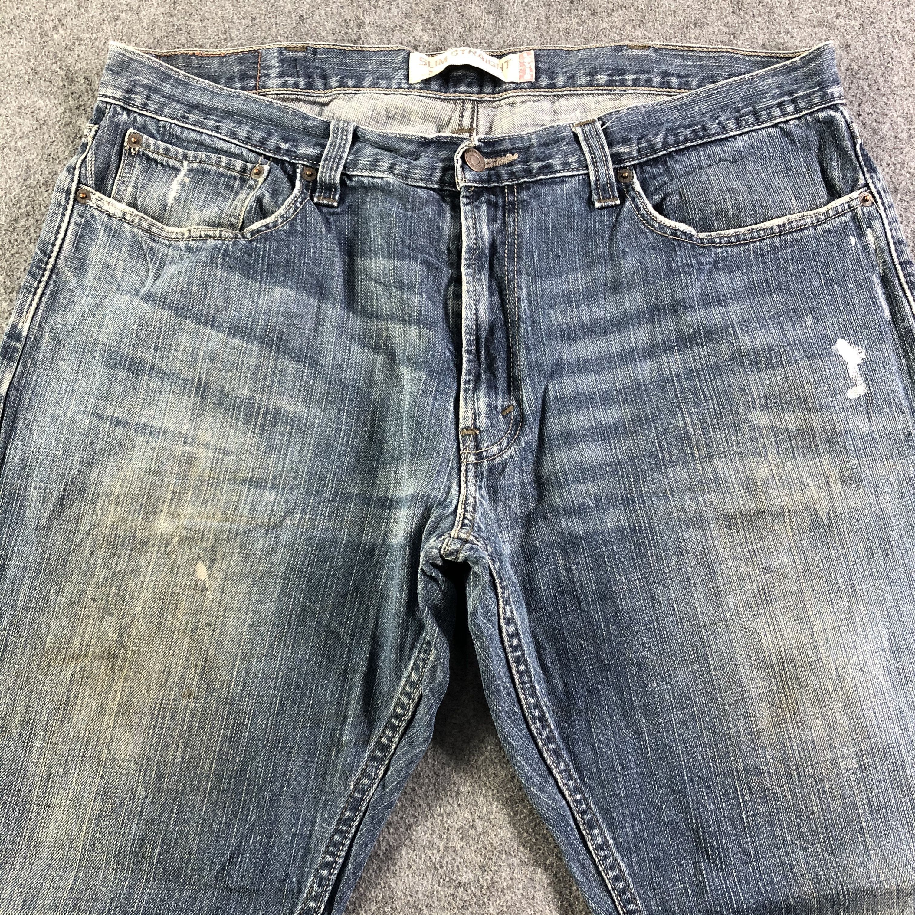 Levi's Vintage Blue Wash Levis 514 Jeans-J3135 Size US 39 - 3 Thumbnail