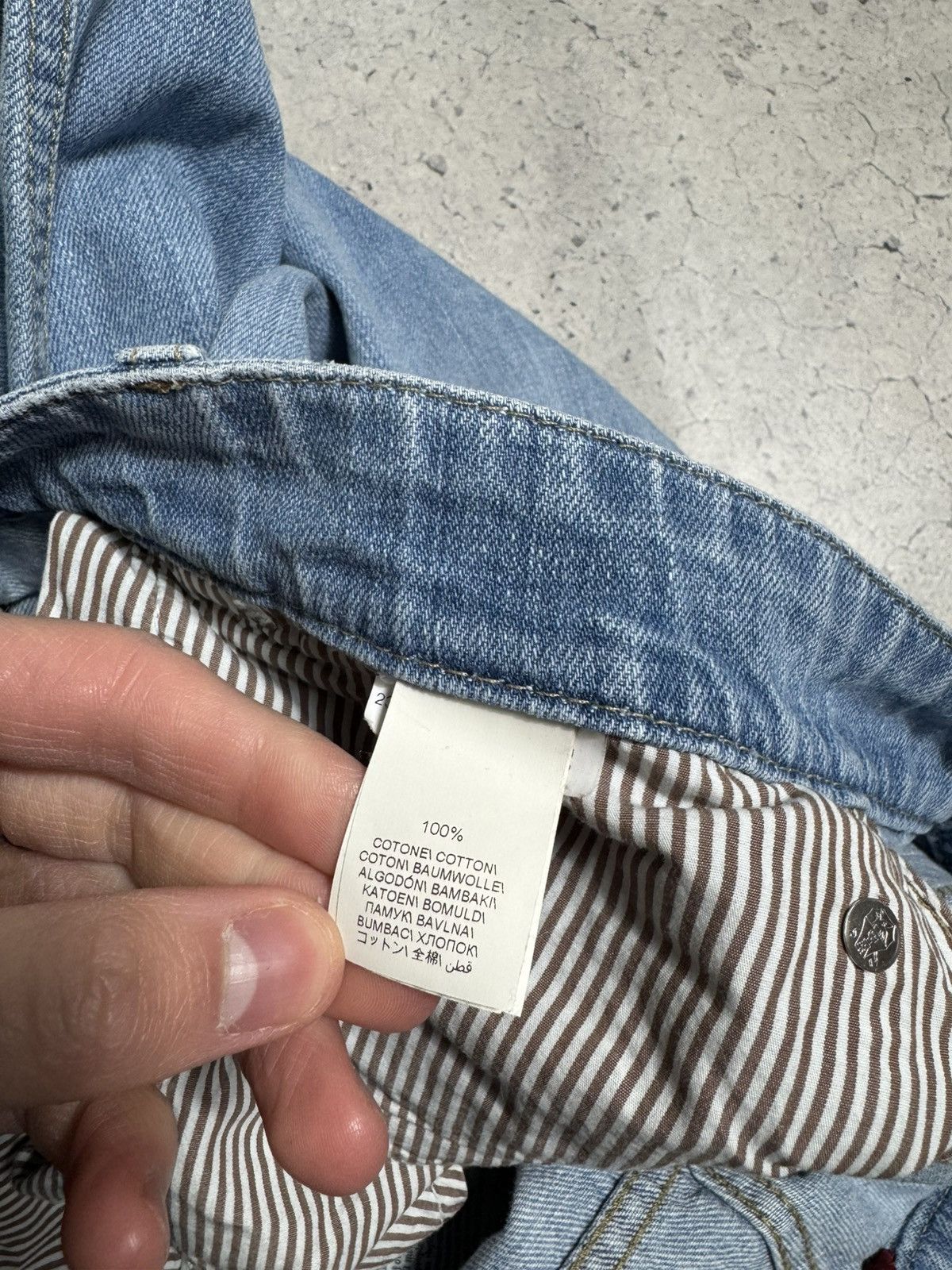 Brunello Cucinelli Brunello Cucinelli Luxury Denim Jeans Light Blue Size 48 Size US 32 / EU 48 - 9 Thumbnail