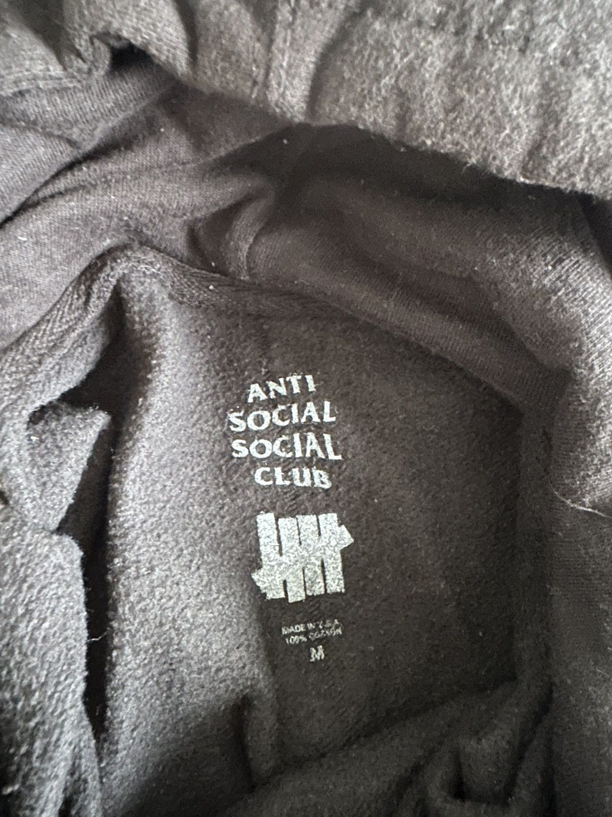 Anti Social Social Club × Undefeated Anti Social Social Club x Undefeated Pink Camo Black Hoodie Size US M / EU 48-50 / 2 - 4 Thumbnail