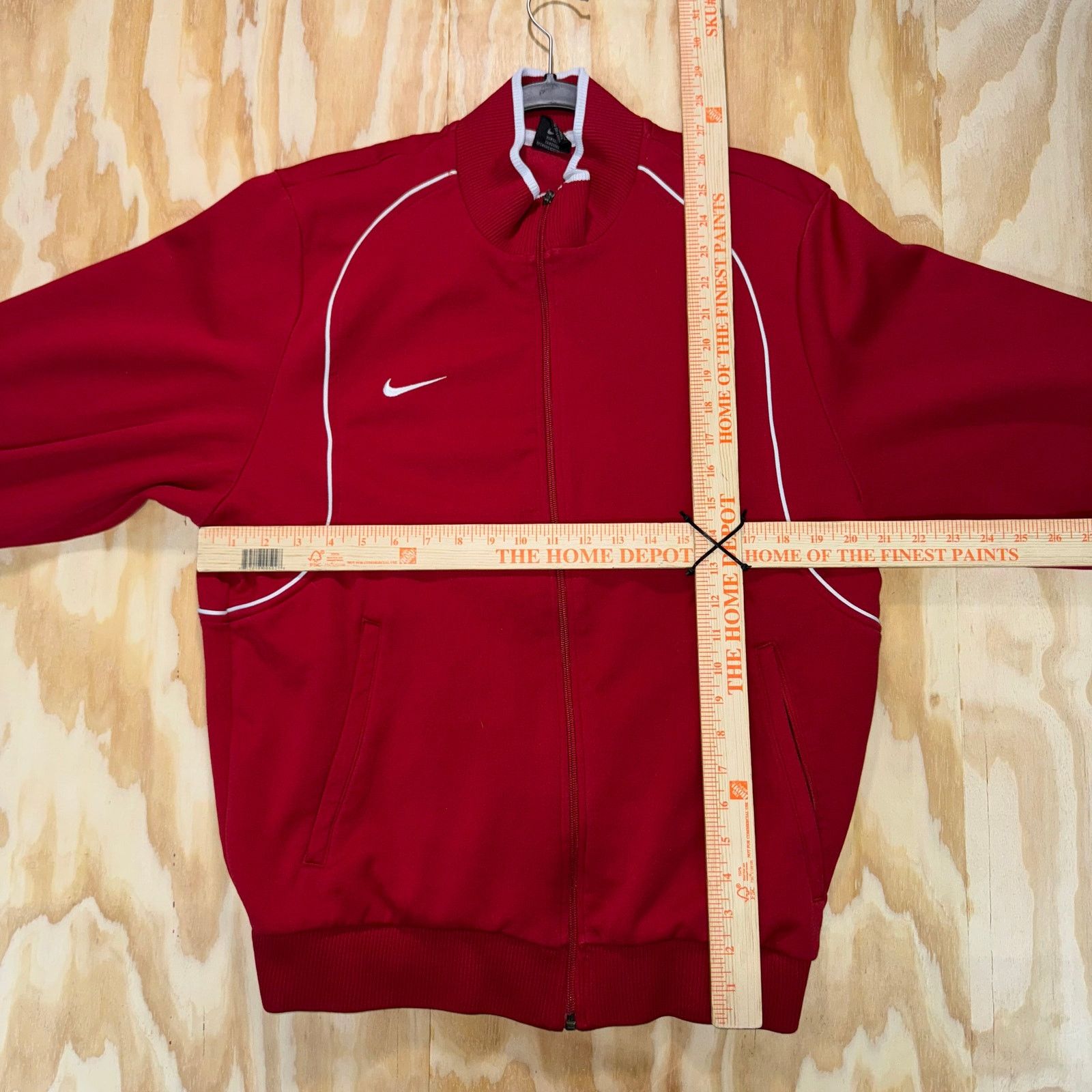 Nike vintage y2k nike 2000s zip up embroider swoosh track jacket Size US M / EU 48-50 / 2 - 4 Thumbnail