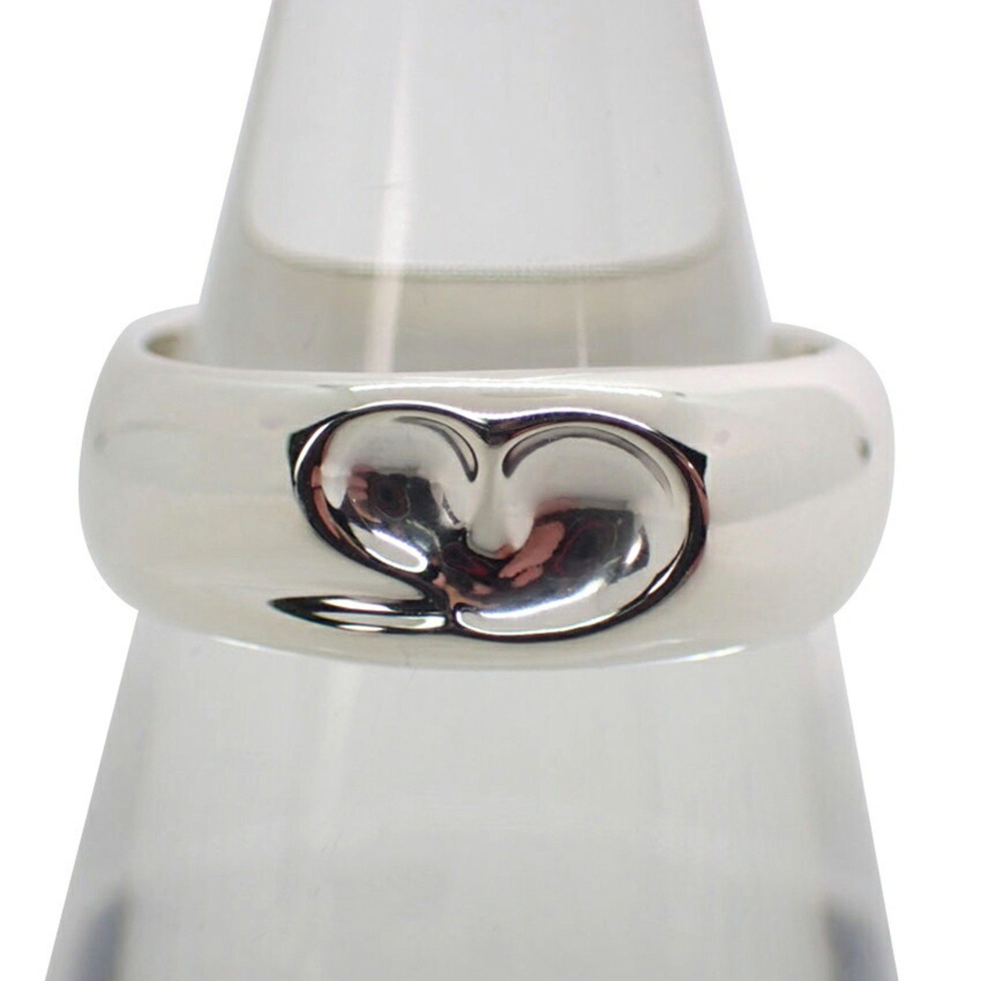 image of Tiffany Co Tiffany 925 Curved Heart Ring No. 10, Women's