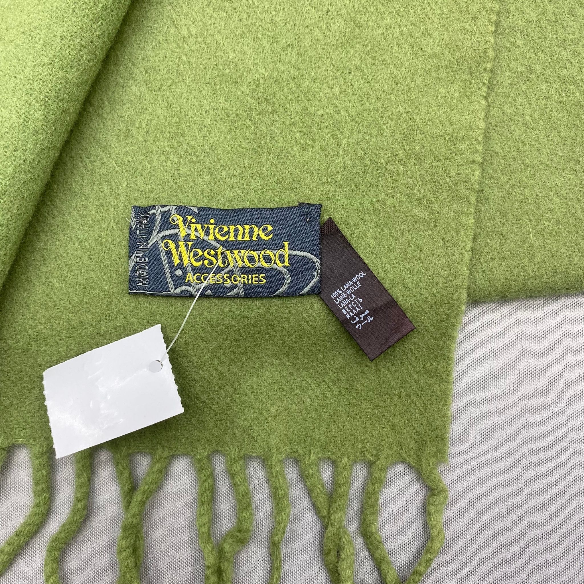 Japanese Brand Vintage Vivienne Westwood Scarf Muffler Wool Orbs Scarves Size ONE SIZE - 5 Thumbnail