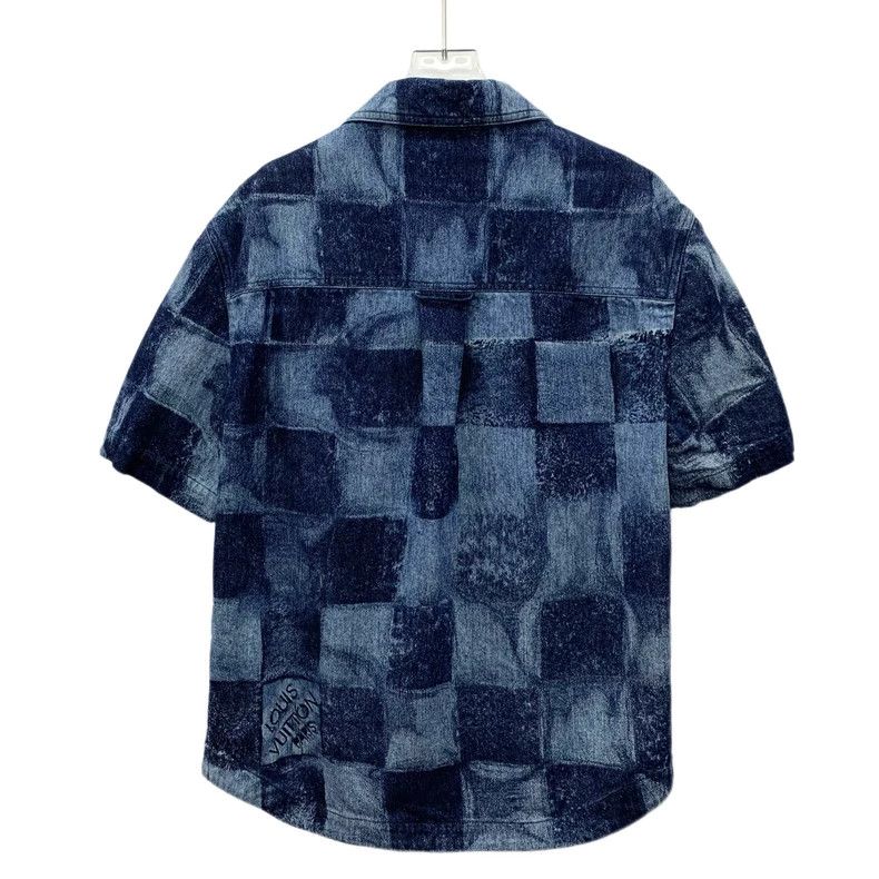 Louis Vuitton Louis Vuitton Blue checkerboard cotton lapel single-breast Size US S / EU 44-46 / 1 - 2 Thumbnail