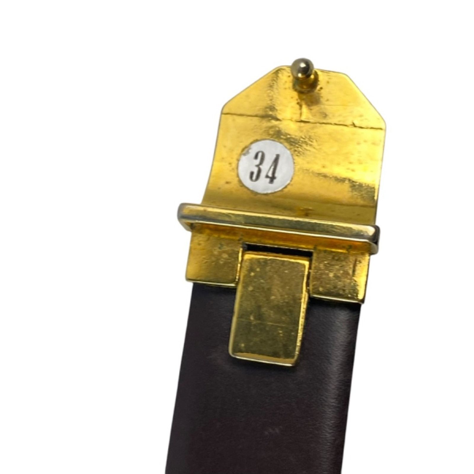 Dior Christian Dior Vtg Reversible Belt Gold Silver Buckle Sz 34 Size 34 - 6 Thumbnail