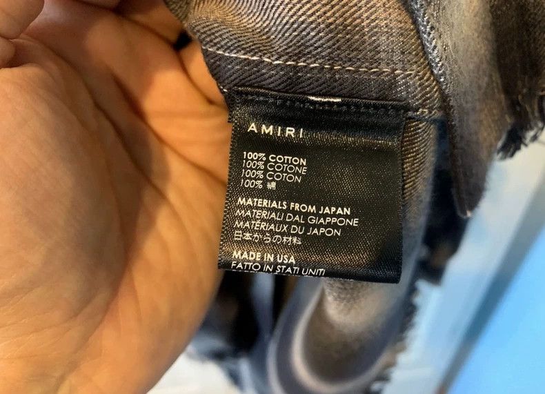 Amiri Amiri hem destroyed rock checkered shirt Size US L / EU 52-54 / 3 - 7 Thumbnail
