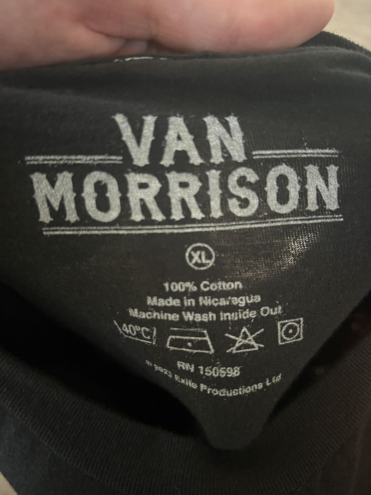 Vintage Van Morison concert tee Size US XL / EU 56 / 4 - 5 Thumbnail