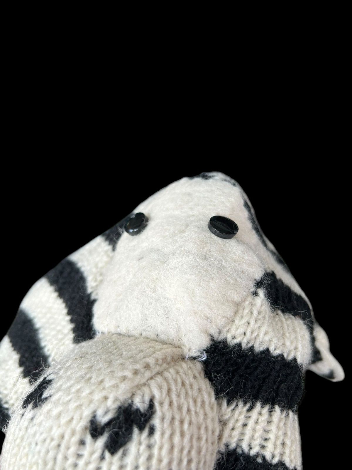 Japanese Brand × Kapital × Vintage Vintage Mohawk Sport Japan Stripe knitt Bunny Beanie Rare🎌☠️☠️ Size ONE SIZE - 8 Thumbnail