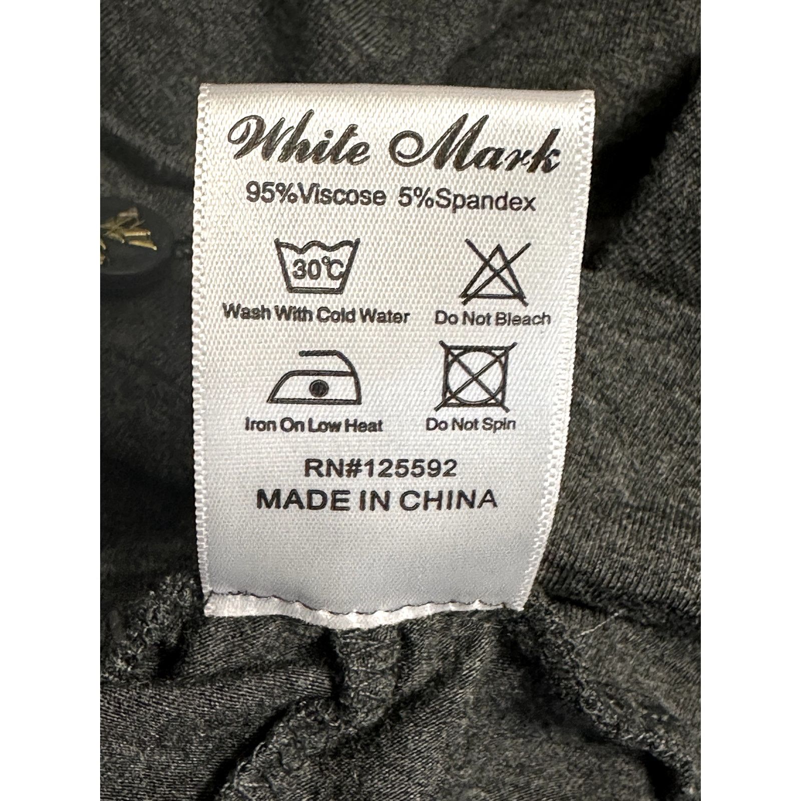 Other White Mark Harem Pants High Waist Relaxed Fit Gray 3XL NWT Size 40" / US 18 - 10 Thumbnail