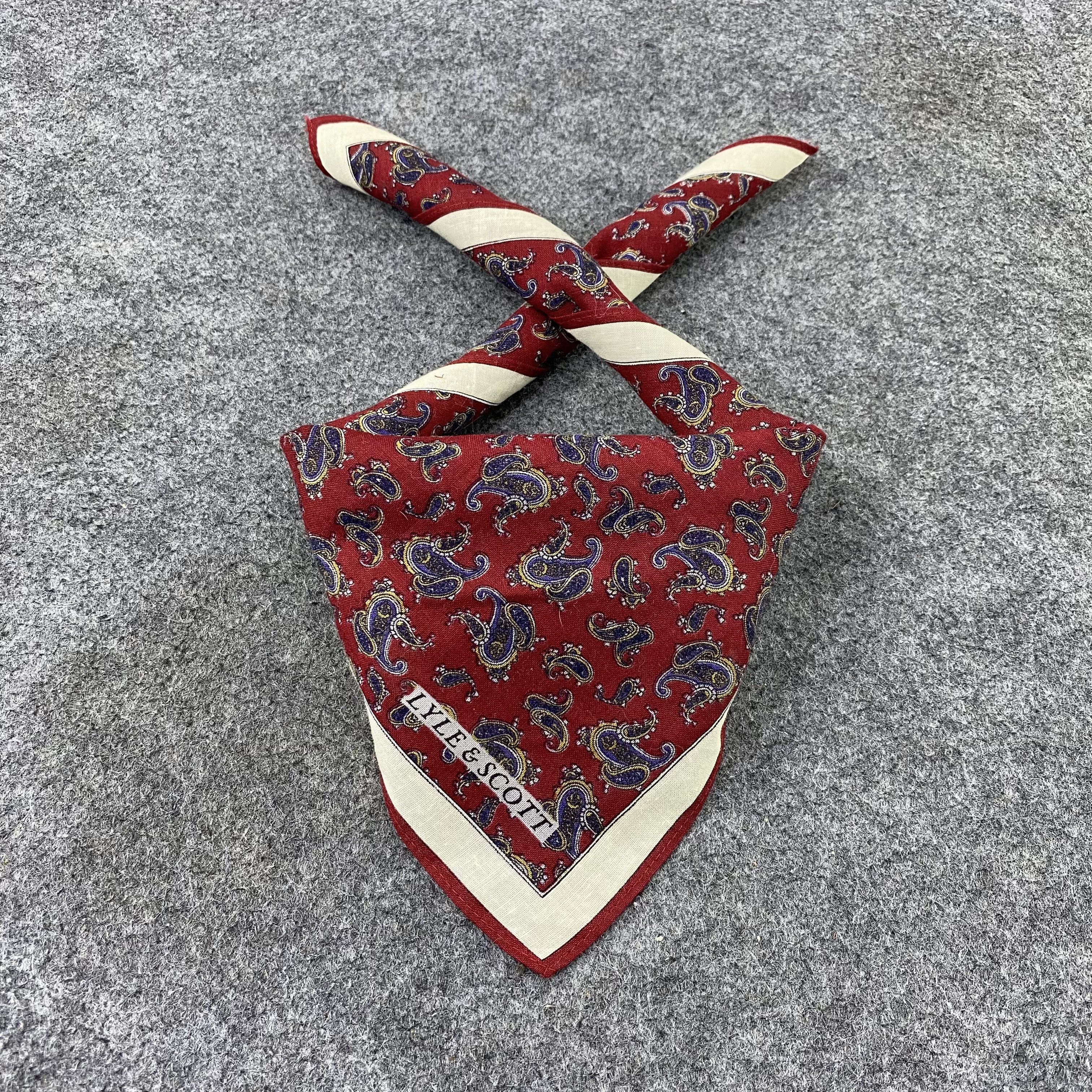 Lyle & Scott Lyle & Scott Handkerchief / Bandana / Neckerchief-B1531 Size ONE SIZE - 2 Thumbnail