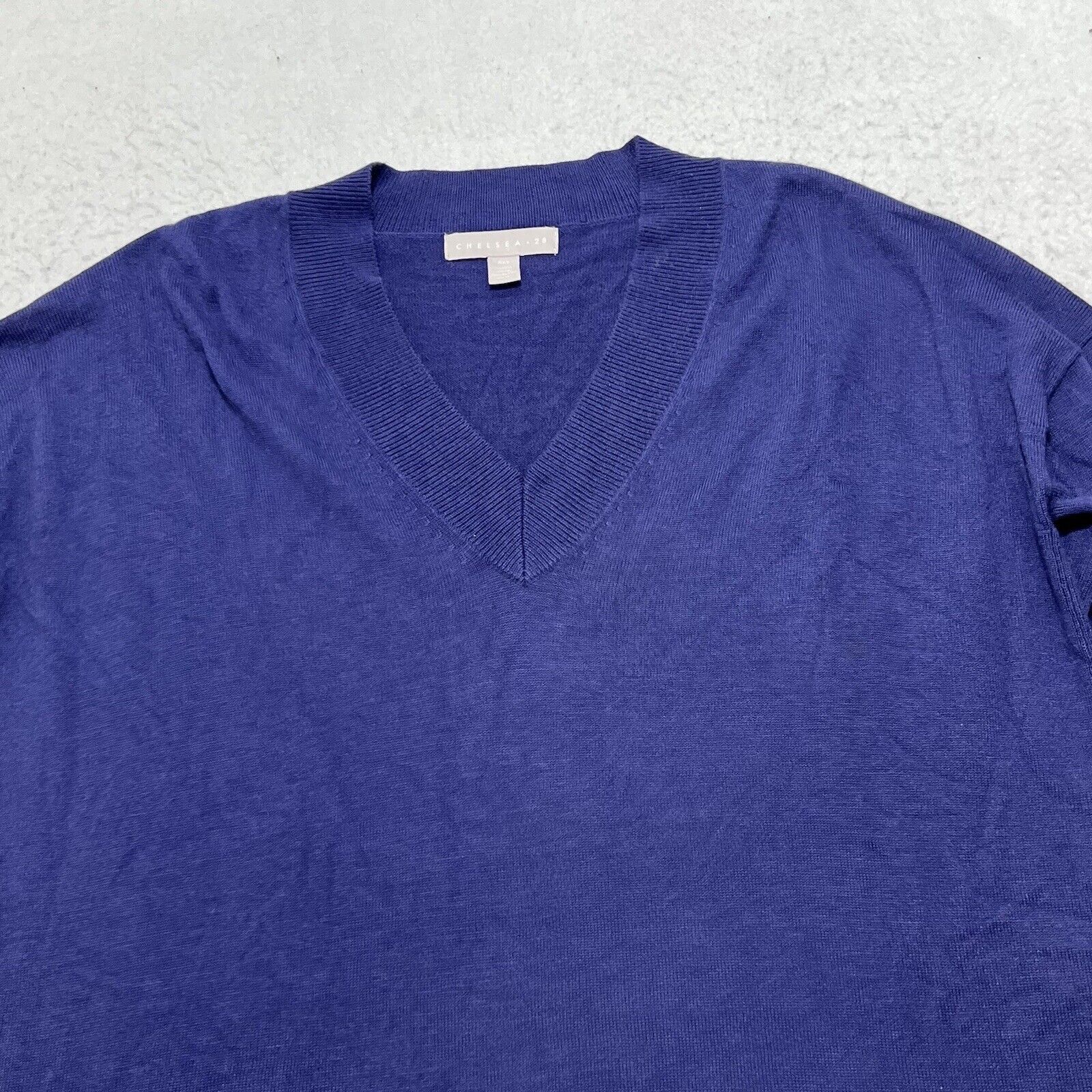 Nordstrom Chelsea28 Women's XXS Cashmere Blend V-Neck Pullover Sweater Size XXS / US 00 / IT 34 - 2 Thumbnail
