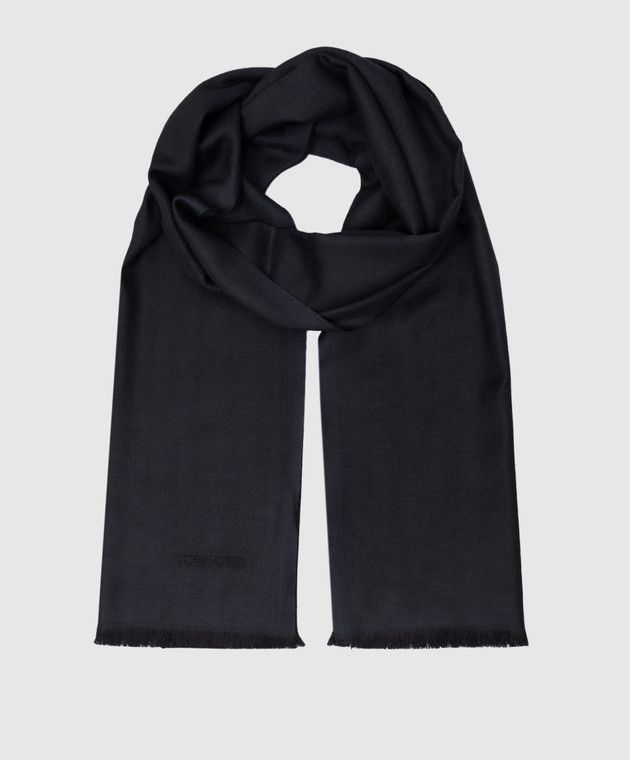 Tom Ford o1y0126 Size : OS / Silk Scarf in Dark Gray Size ONE SIZE - 1 Thumbnail