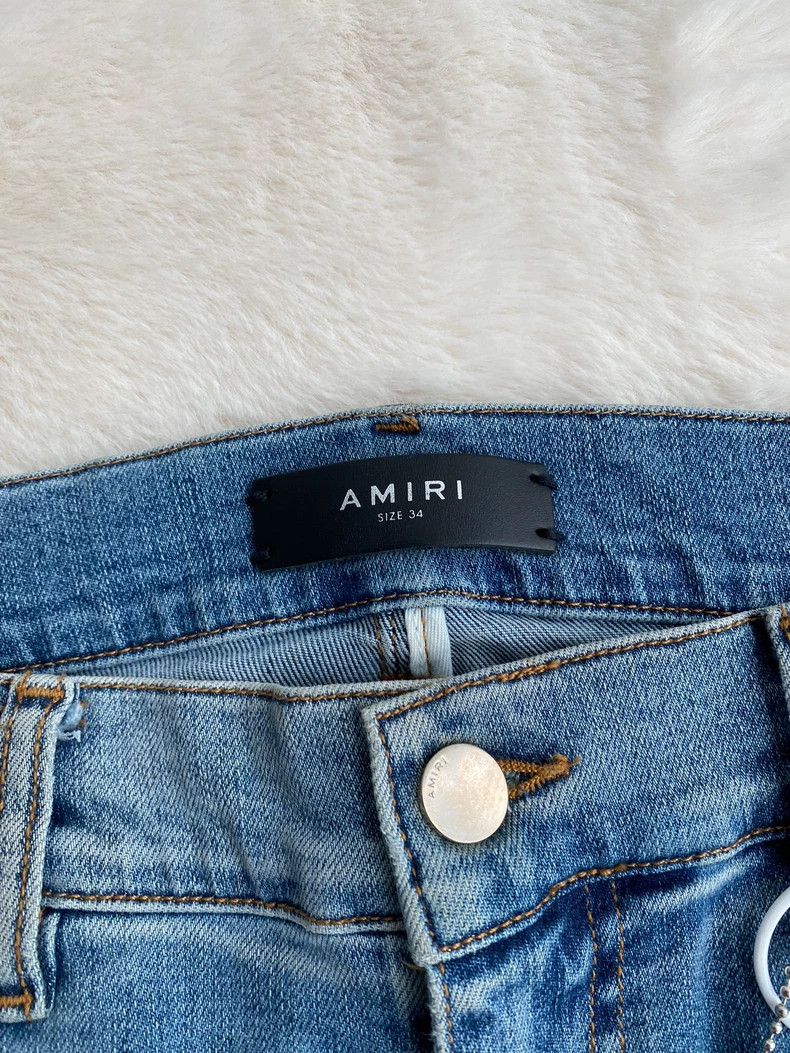 Amiri Amiri Washed blue mx1 jeans 2501-Nextarrow Size US 34 / EU 50 - 2 Thumbnail