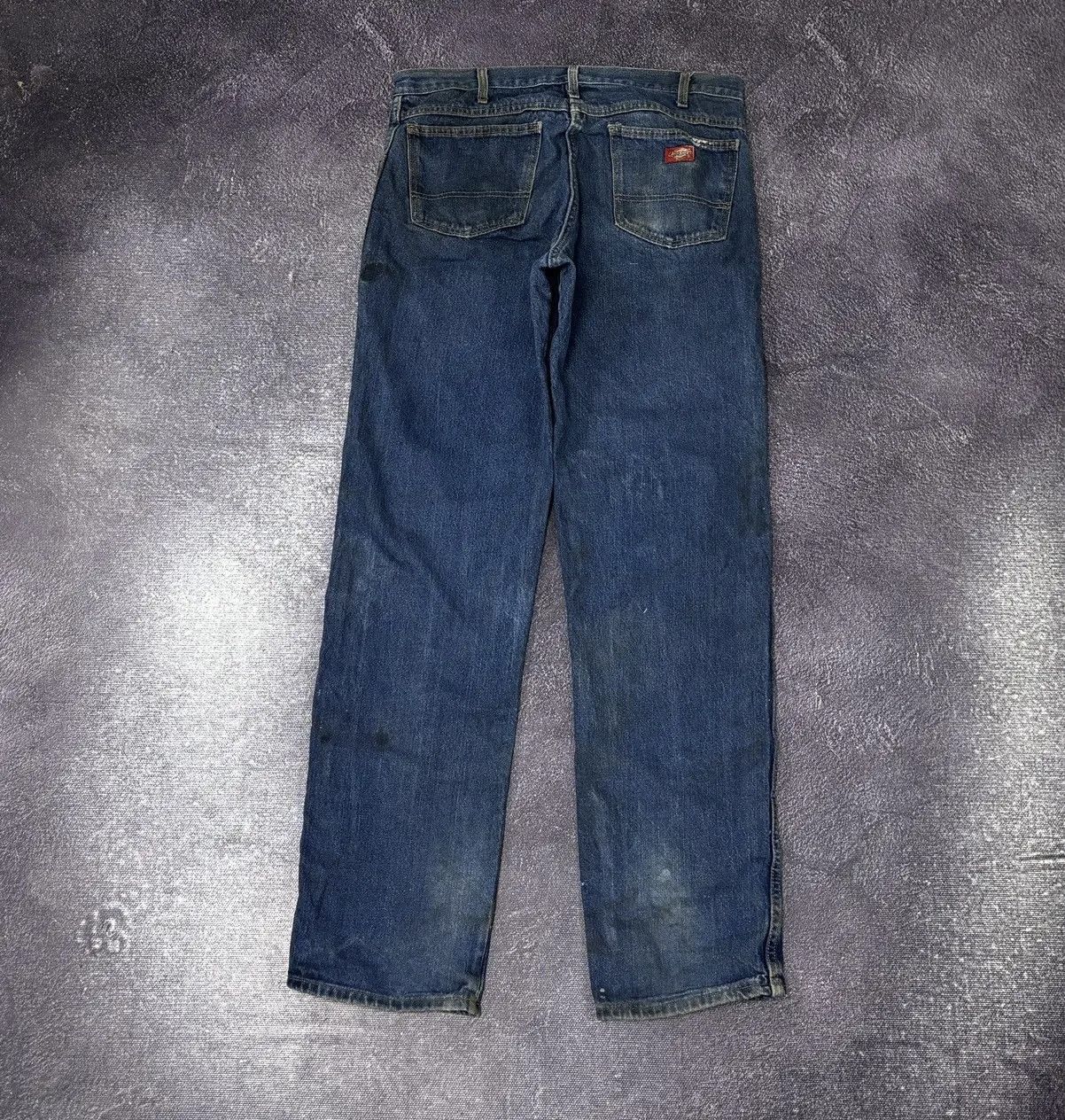 Dickies × Vintage Vintage Dickies Distressed Denim Blue Hype Work Jeans Size US 36 / EU 52 - 1 Thumbnail
