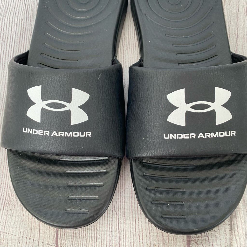 Under Armour Under Armour men 8 black slides w/ribbed comfort insole Size US 8 / EU 41 - 2 Thumbnail