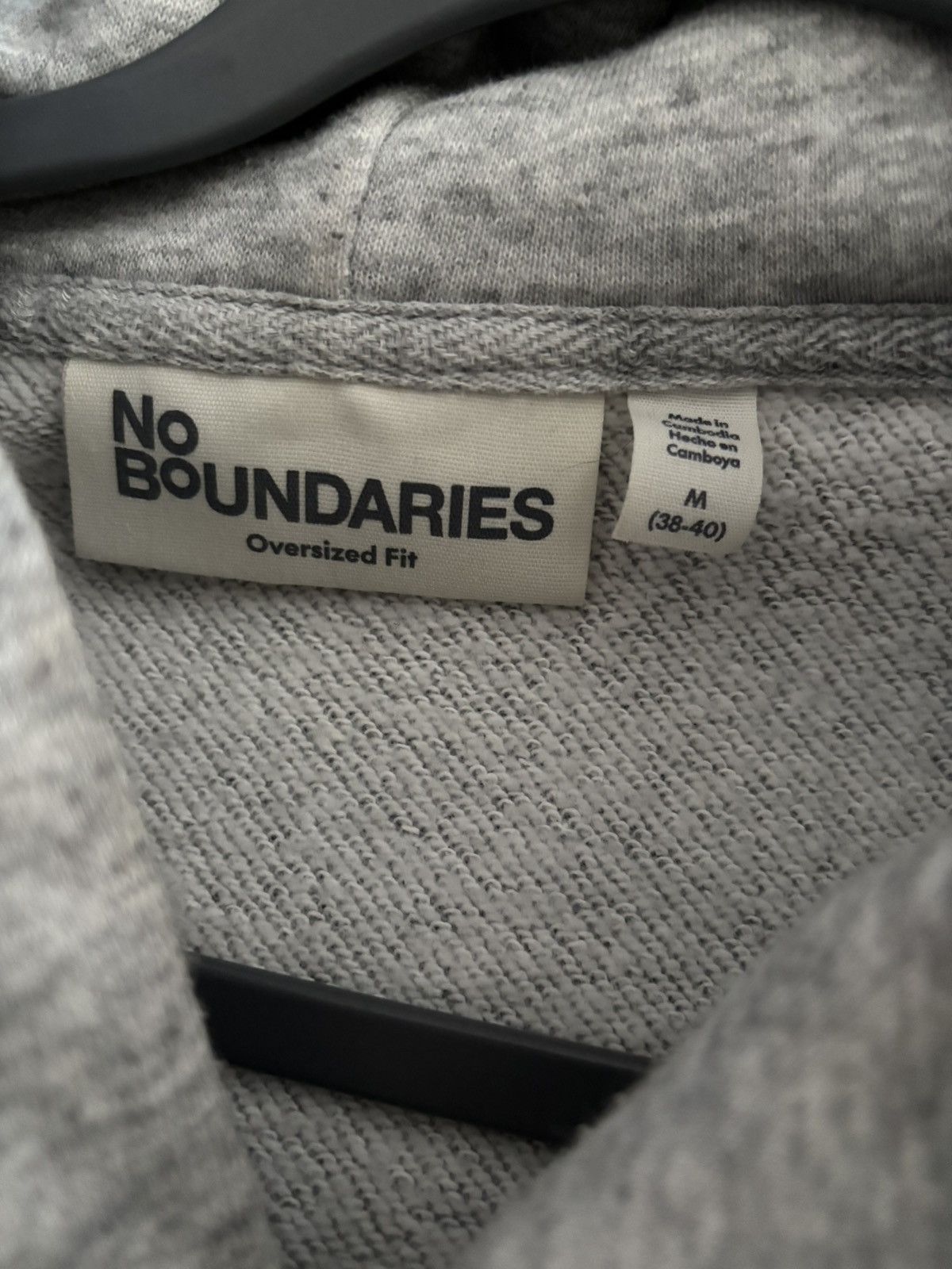 Bond No. 9 Grey Hoodie No Boundaries Size US M / EU 48-50 / 2 - 3 Thumbnail