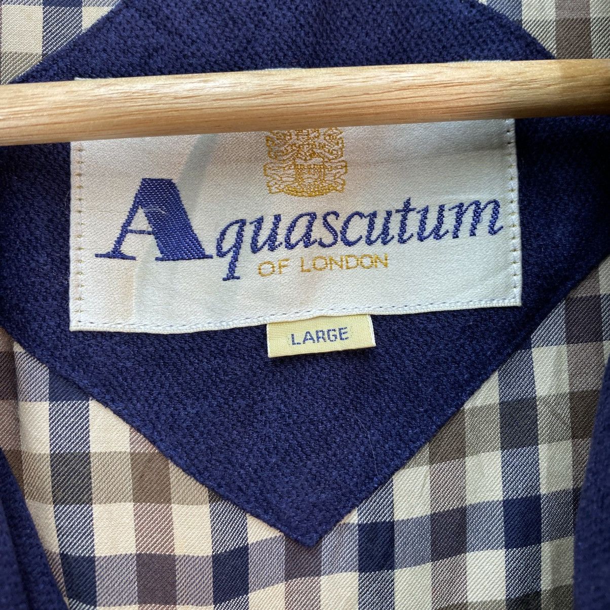 Aquascutum 🫶Vintage Aquascutum Quilted Plaid Lining Jacket Size US M / EU 48-50 / 2 - 6 Thumbnail