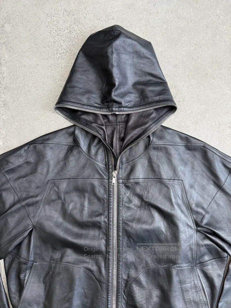 Rick Owens Rick Owens Lambskin zip-up hooded jacket Size US M / EU 48-50 / 2 - 3 Thumbnail