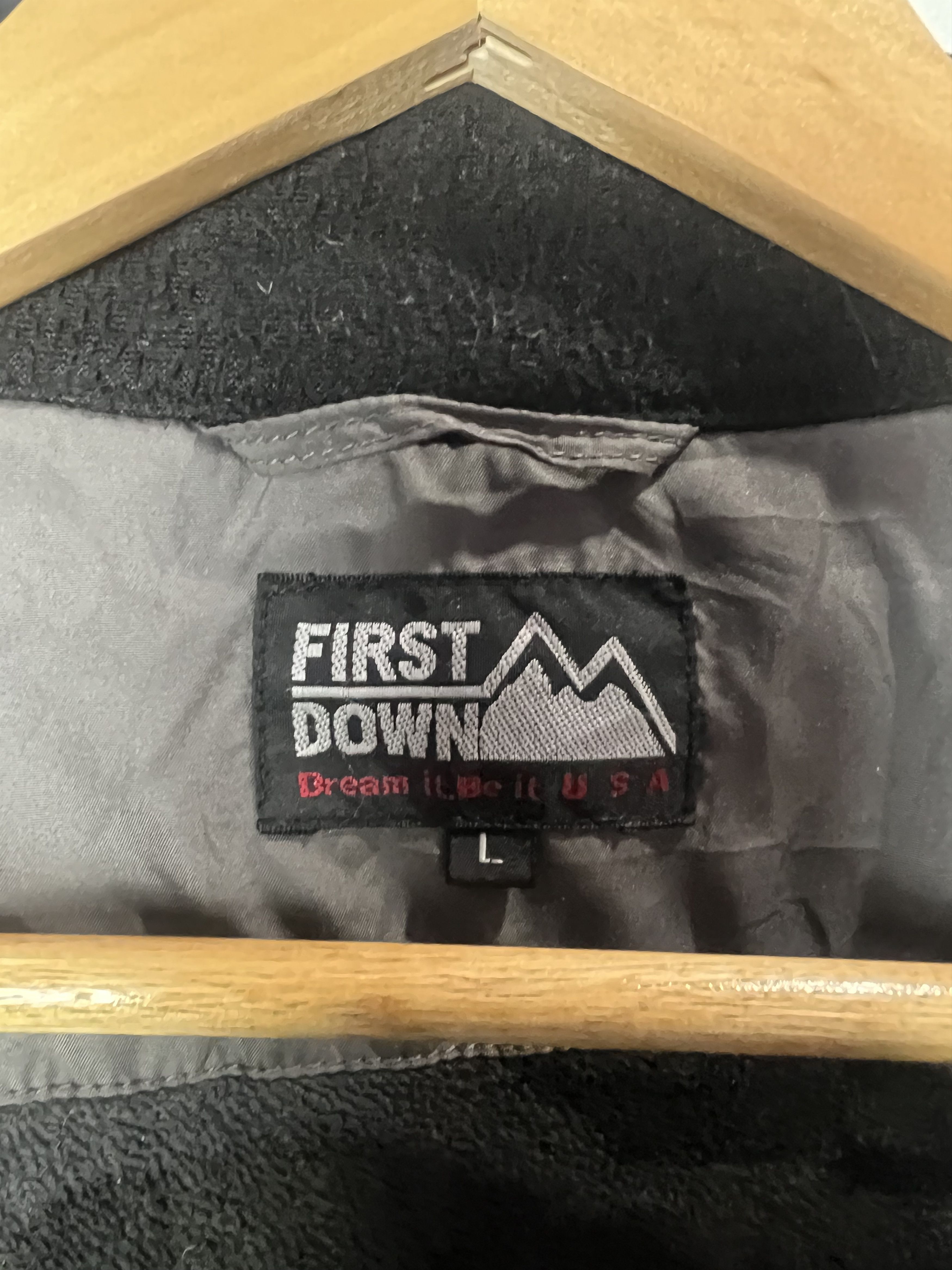 Japanese Brand First Down Full Zip Quilted Puffer Jacket Size US M / EU 48-50 / 2 - 8 Thumbnail