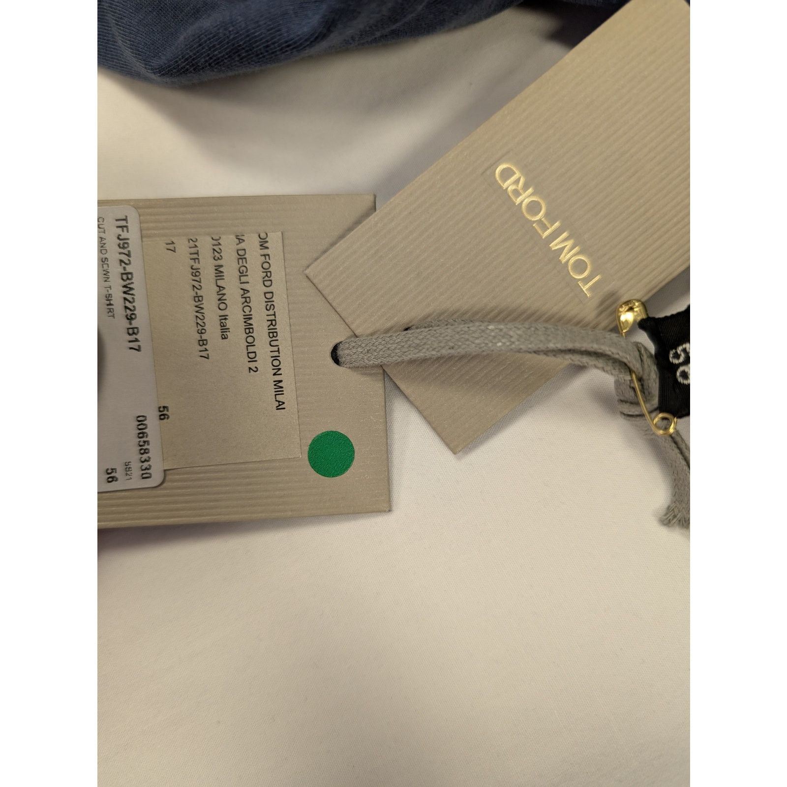 Tom Ford o1rshd1 Q:2 / Cut And Sewn Crewneck Sweatshirt in Blue Size US XL / EU 56 / 4 - 20 Thumbnail