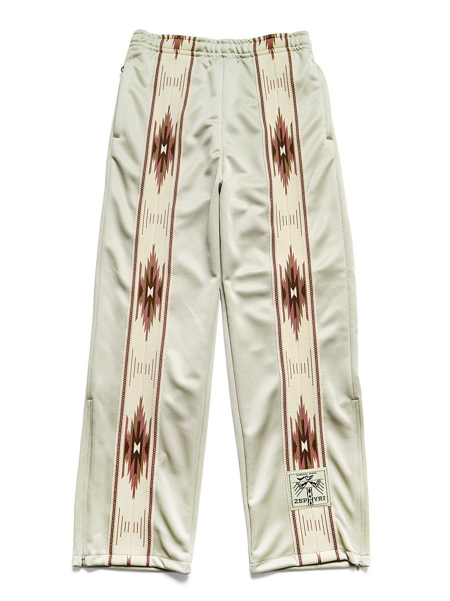 image of Kapital Smooth Jersey Kochi & Zephyr Straight Pants in Beige, Men's (Size 32)