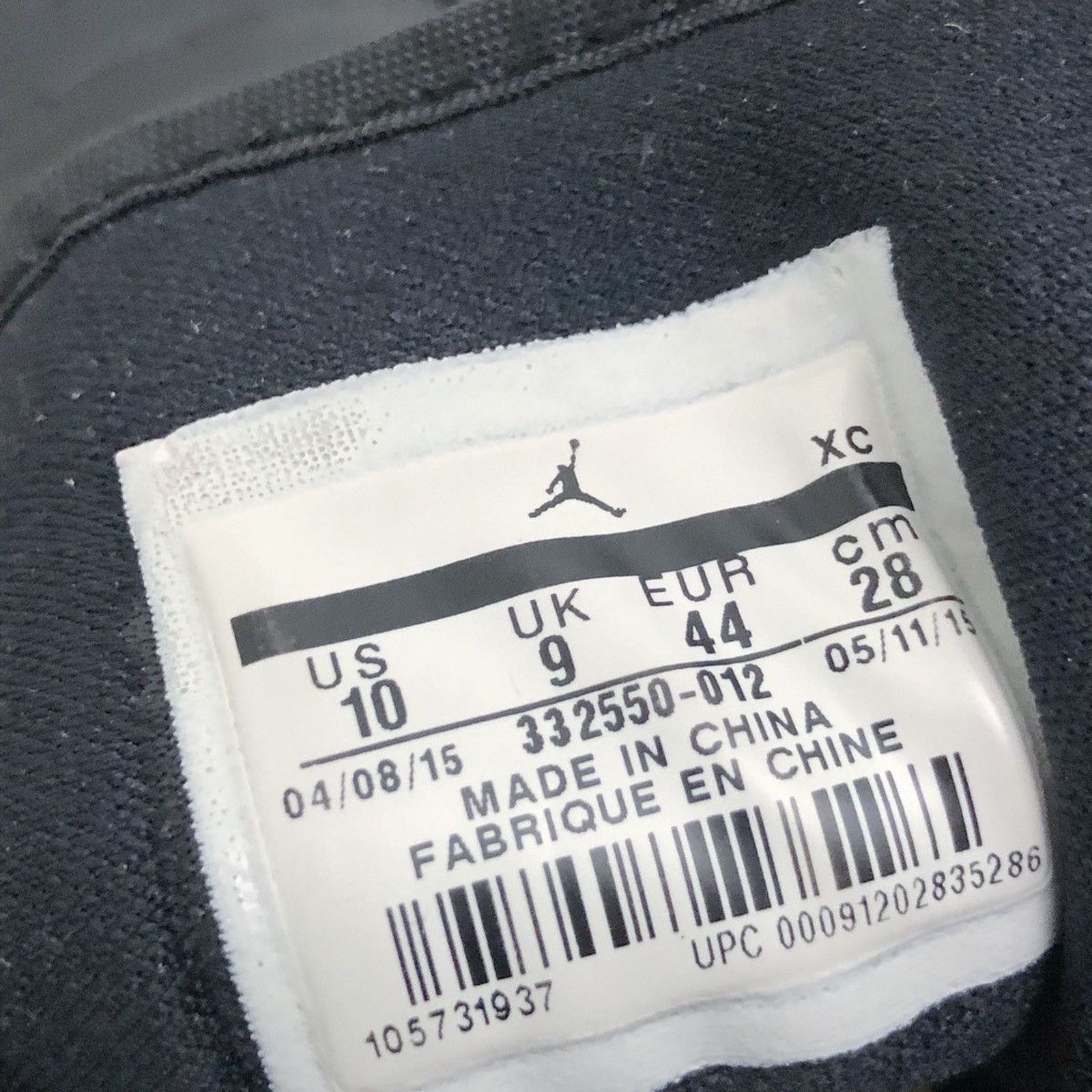 Jordan Brand 2015 Nike Air Jordan I Retro High 332550 012 “Rare Air” Size US 10 / EU 43 - 8 Thumbnail