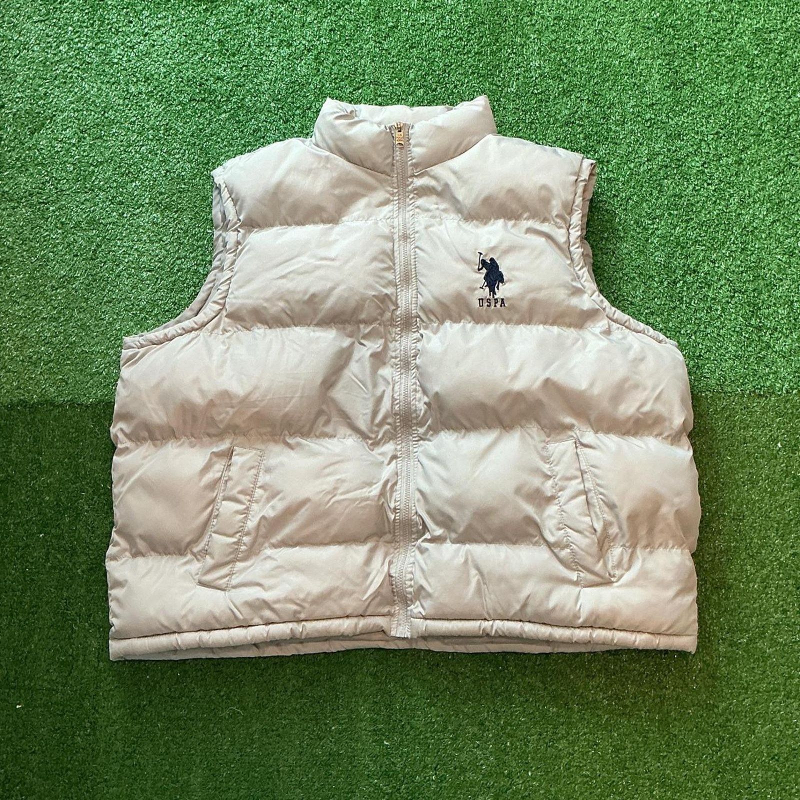 U.S. Polo Assn. Vintage Y2K Grey US Polo Assassin Puffer Vest Size XXL Size US XXL / EU 58 / 5 - 1 Thumbnail