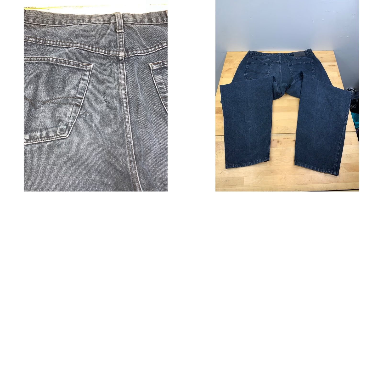 Anchor Blue VINTAGE Anchor Blue Jeans Denim 40x30 Dark Blue Y2K Grunge 12616 Size US 40 / EU 56 - 9 Thumbnail