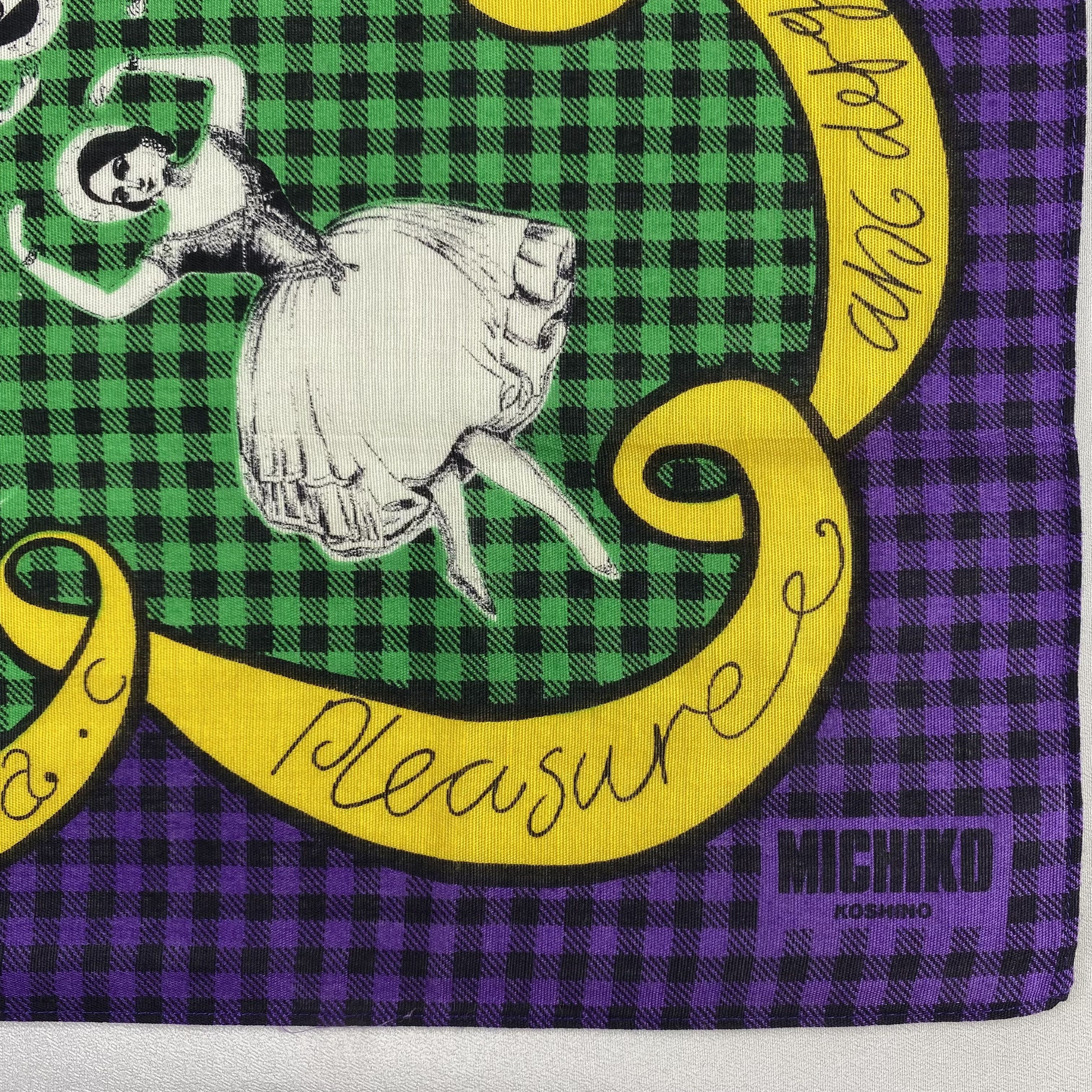Michiko Koshino London × Vintage Michiko Koshino London Handkerchief / Neckerchief-P1452 Size ONE SIZE - 3 Thumbnail
