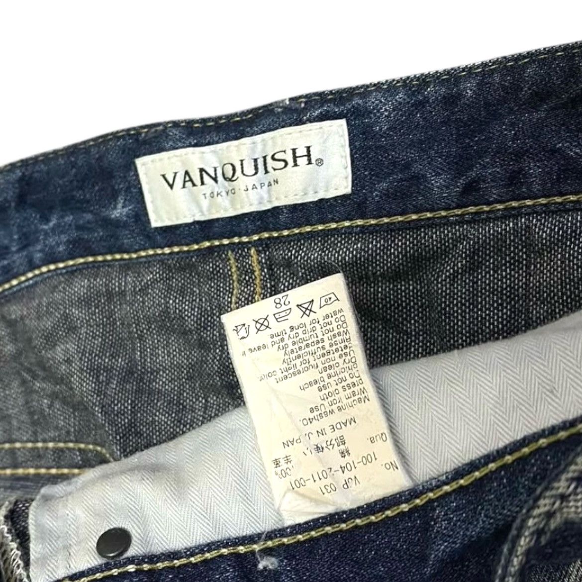 If Six Was Nine × Japanese Brand × Le Grande Bleu (L.G.B.) 2000s Vanquish Distressed Faded Bootcut Flared Jeans Y2k Lgb Size US 31 - 2 Thumbnail