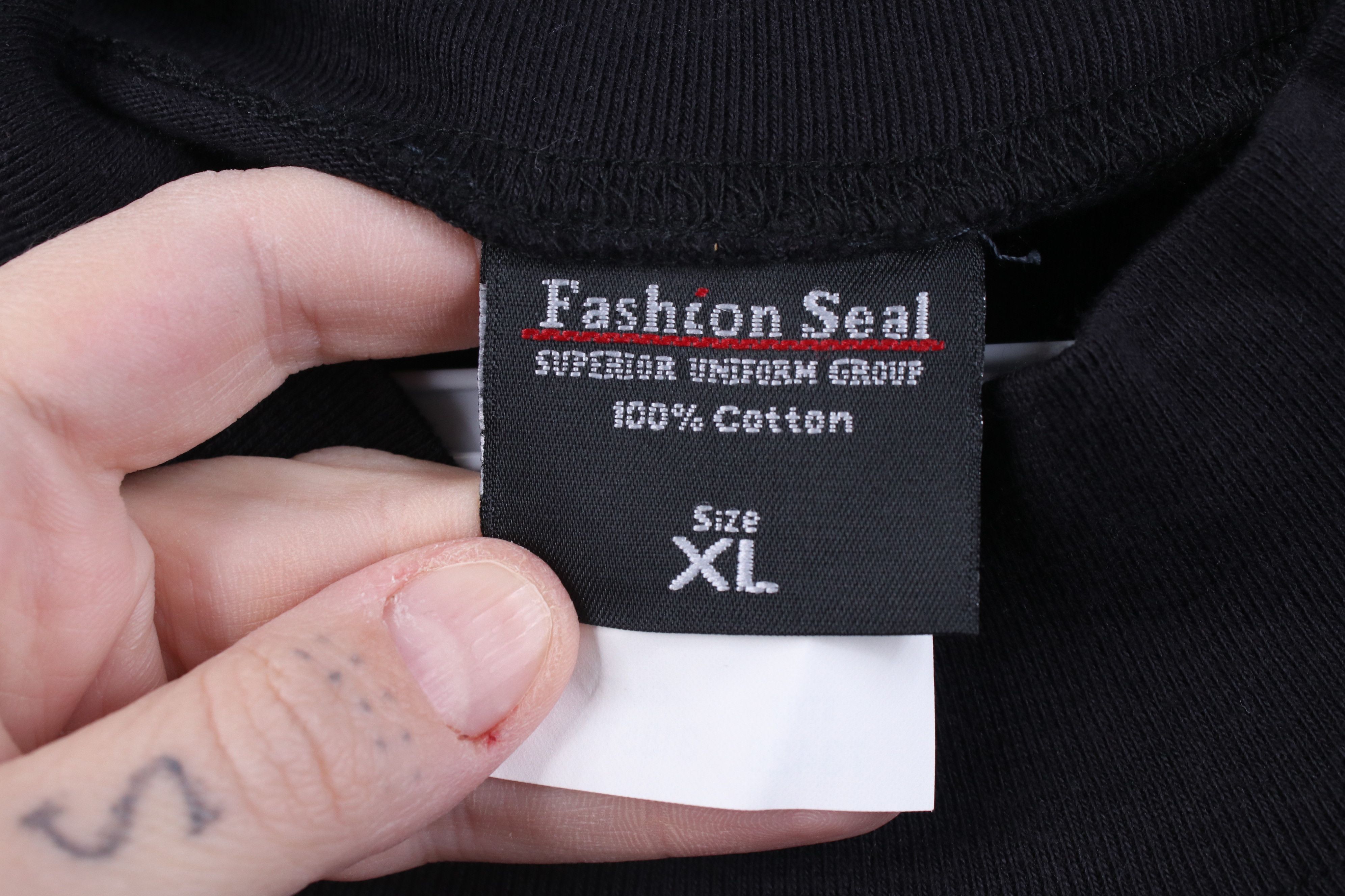 Vintage Vintage 90s Streetwear Mock Neck Long Sleeve T-Shirt Black Size US XL / EU 56 / 4 - 6 Thumbnail