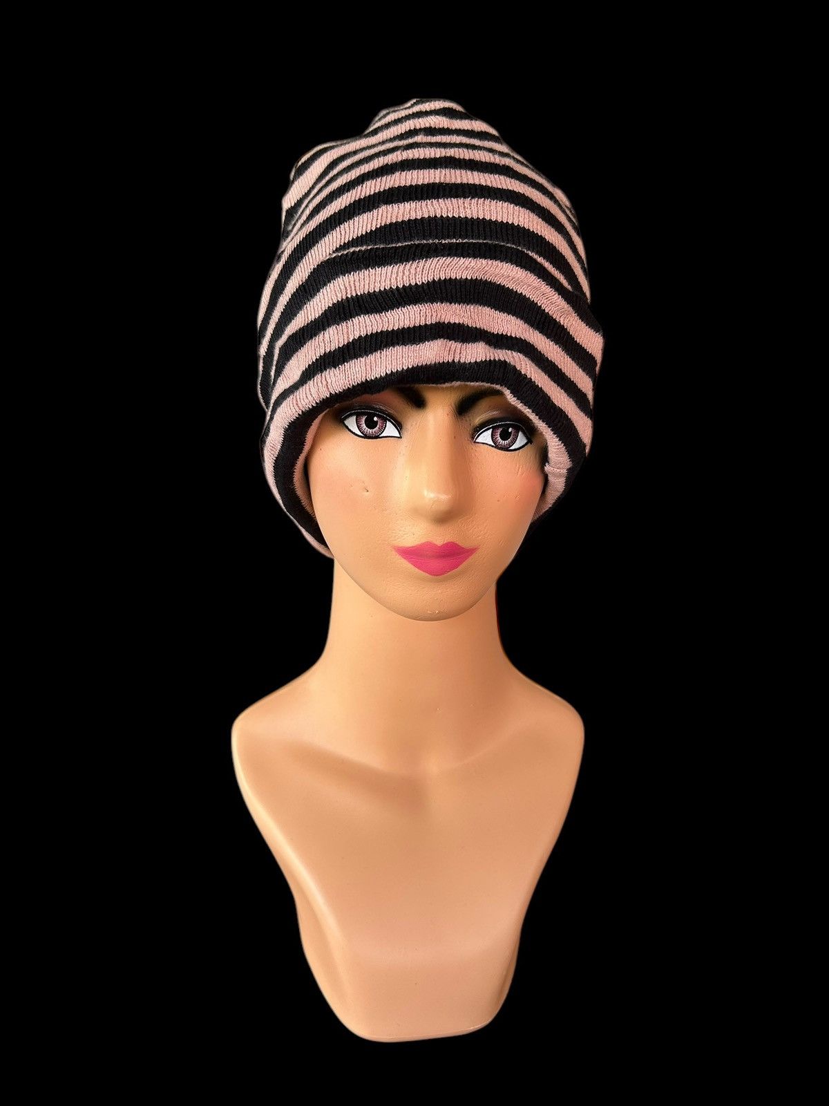 Japanese Brand × Kapital × Vintage Japanese Style Stripe Beanie Hats Size ONE SIZE - 3 Thumbnail