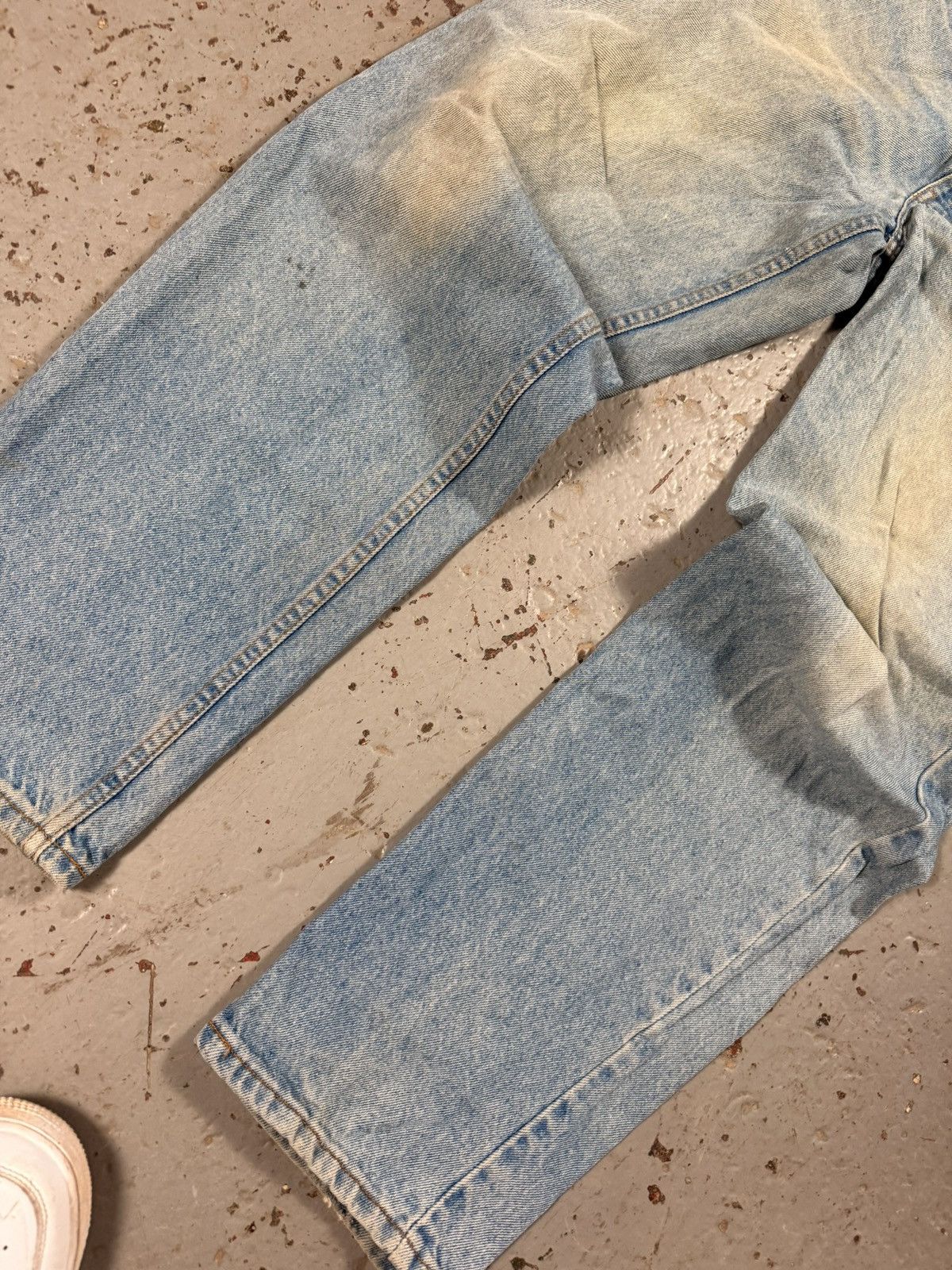 Vintage Vintage Orange Tag Straight Levi Denim Jeans Size US 34 / EU 50 - 6 Thumbnail