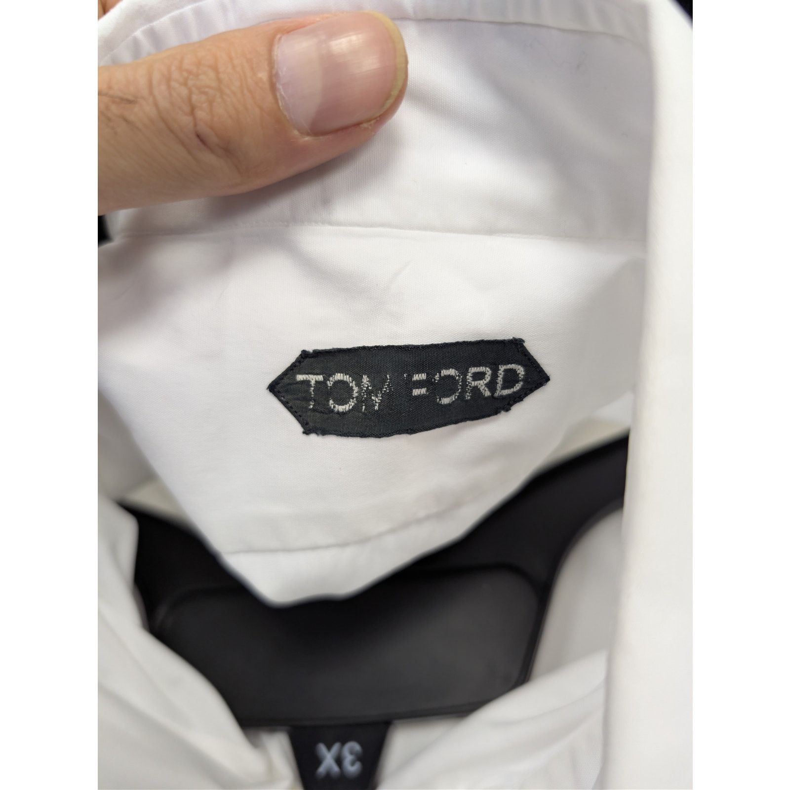 Tom Ford o1rshd1 CC20 Button up Shirt in White Size US S / EU 44-46 / 1 - 19 Thumbnail
