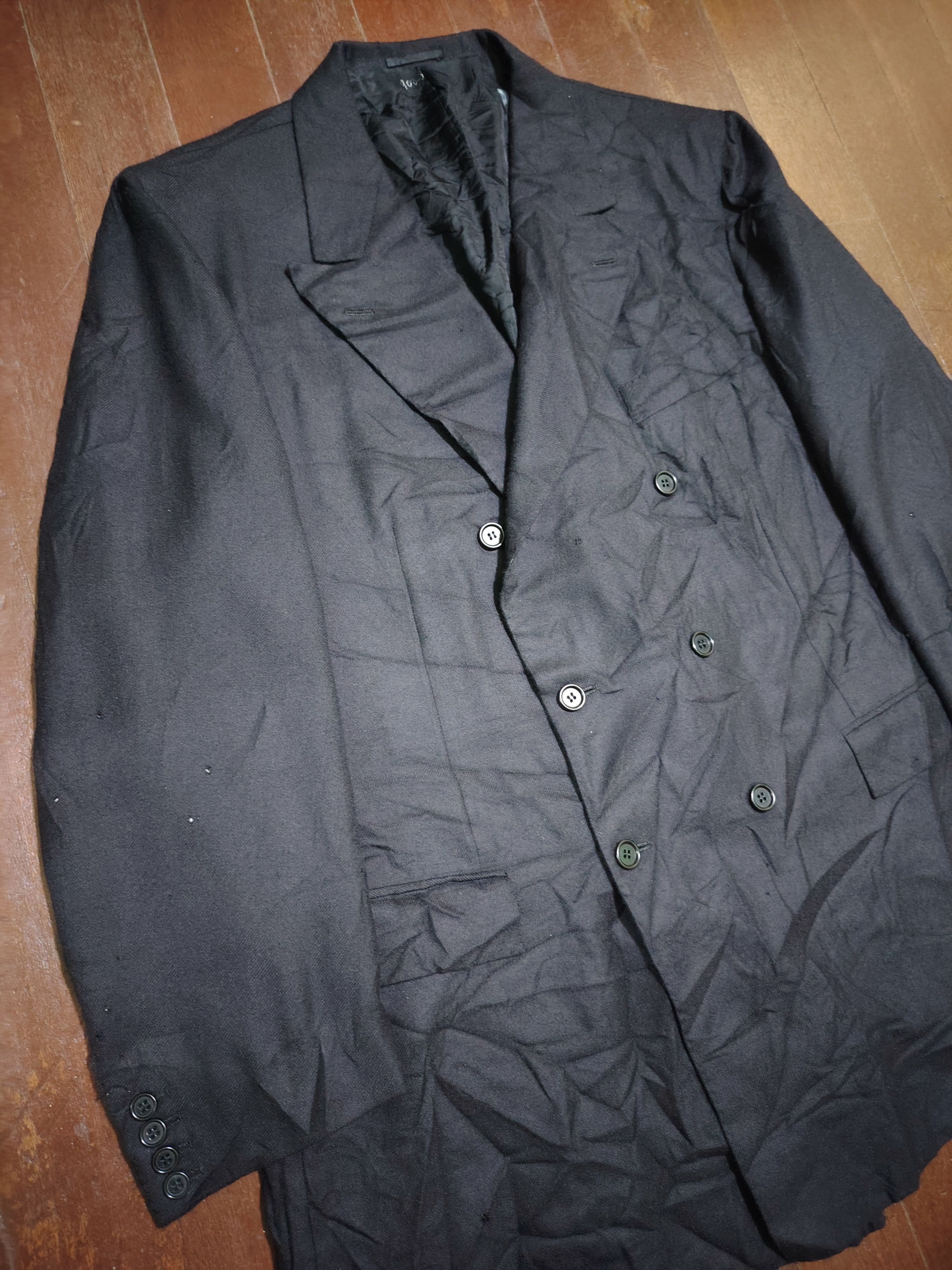Kiton KITON-90's-CucitoPerTrillion-Cashmere Double Breasted Blazer Size 54L - 3 Thumbnail