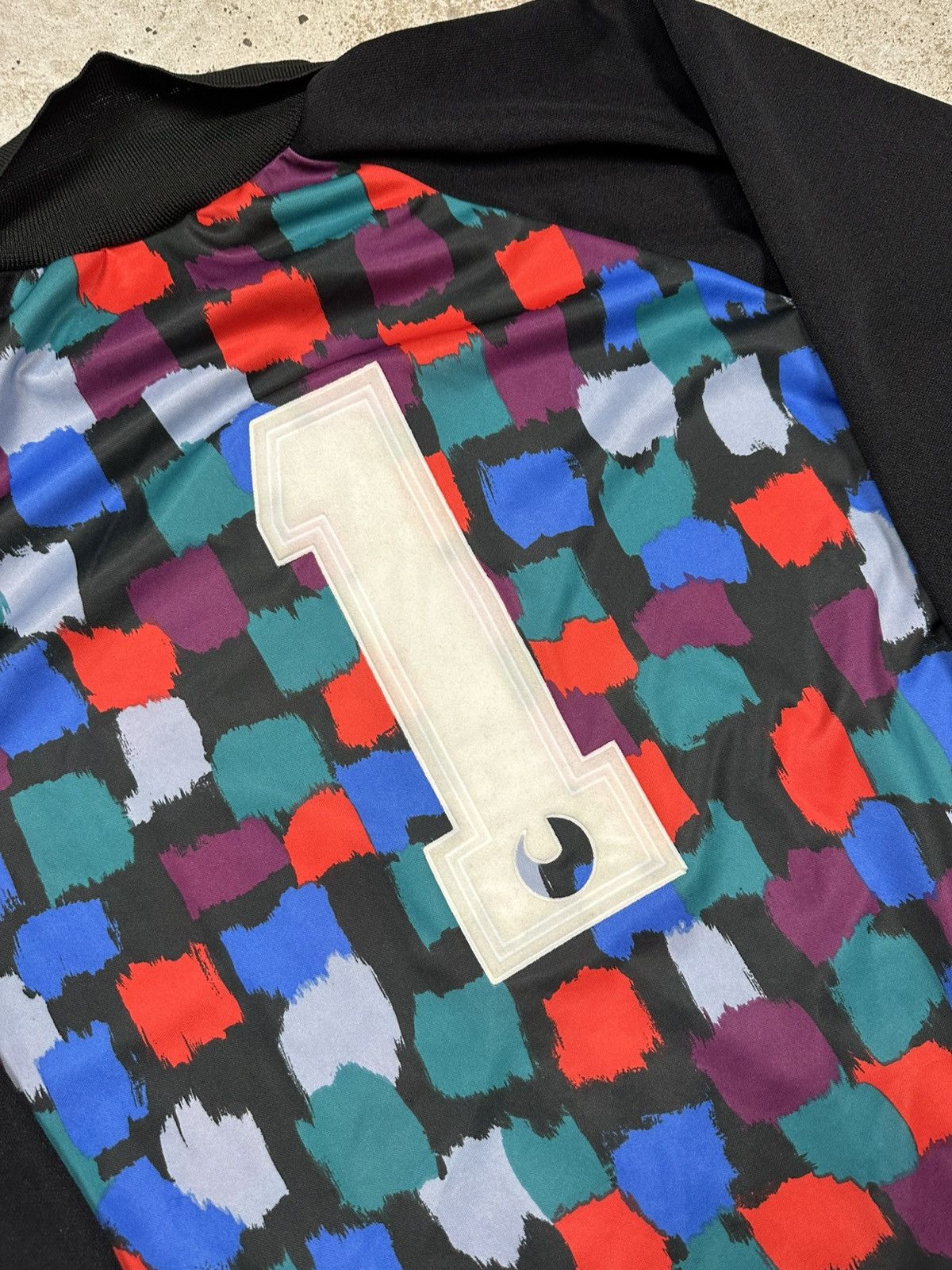Vintage Vintage 90s UhlSport GK Template Jersey #1 Goalkepper Size US XXL / EU 58 / 5 - 12 Thumbnail