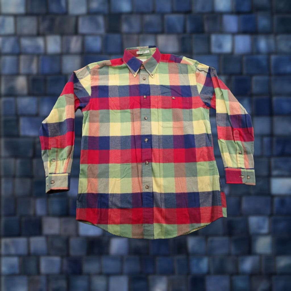 Orvis Orvis Button-Up Shirt Long Sleeve Plaid Multicolor Cotton Flannel Regular Size M Men Casual Pocketed 90s? Size US M / EU 48-50 / 2 - 1 Thumbnail