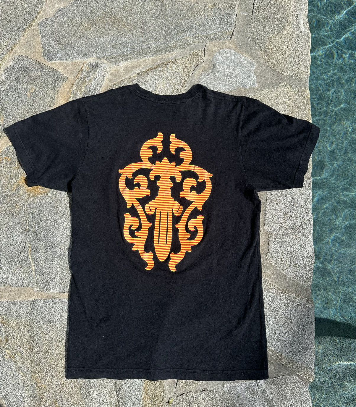 【Chrome Hearts】Hairy Dagger T-shirt★半袖Tシャツ★Black Chrome Hearts Chrome Hearts Hairy Dagger Tshirt | Grailed