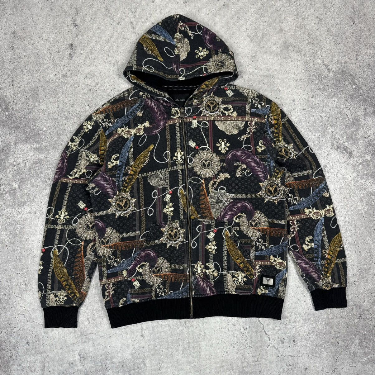 Carlo Colucci Crazy Carlo Colucci Designer Zip Hoodie Ed Hardy Style Size US XXL / EU 58 / 5 - 2 Thumbnail