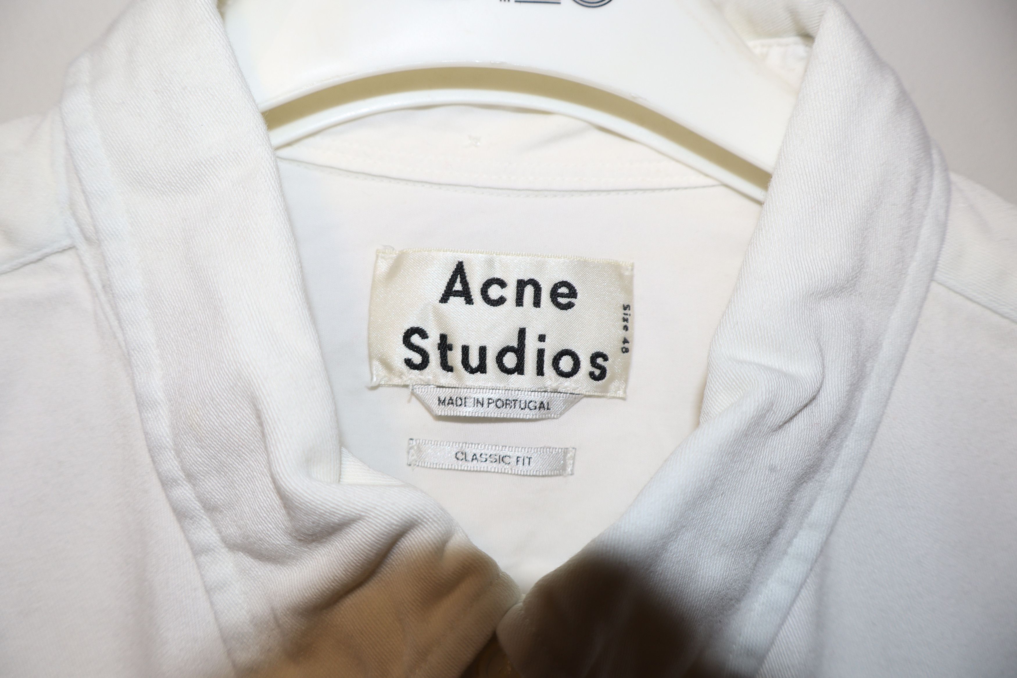 Acne Studios Isherwood bleached shirt Size US M / EU 48-50 / 2 - 3 Thumbnail