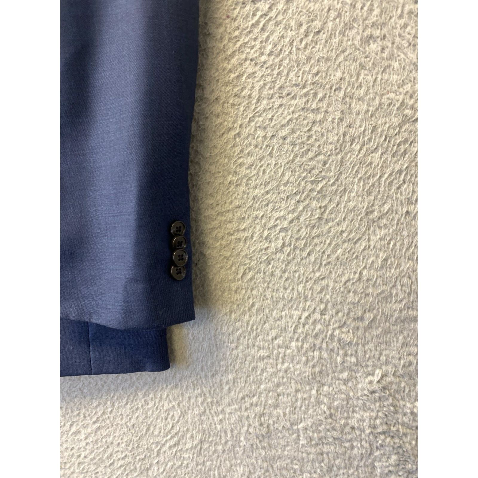Jos. A. Bank VINTAGE Jos A. Bank Men's Blazer Sport Coat Jacket Wool 42R Blue Formal Tuxedo Mens Size 42R - 2 Thumbnail