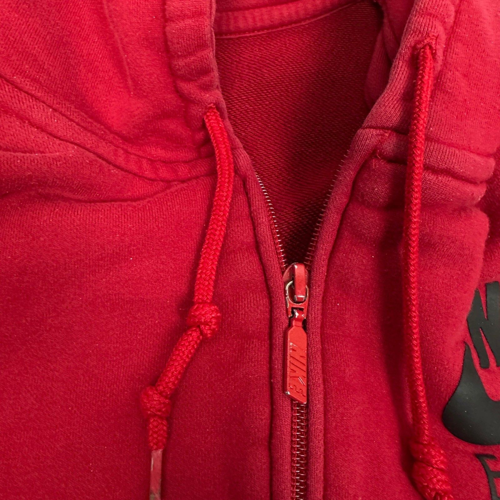 Nike Nike Sportswear Hoodie Mens Large Red Zip Up "N S E W" Size US L / EU 52-54 / 3 - 5 Thumbnail